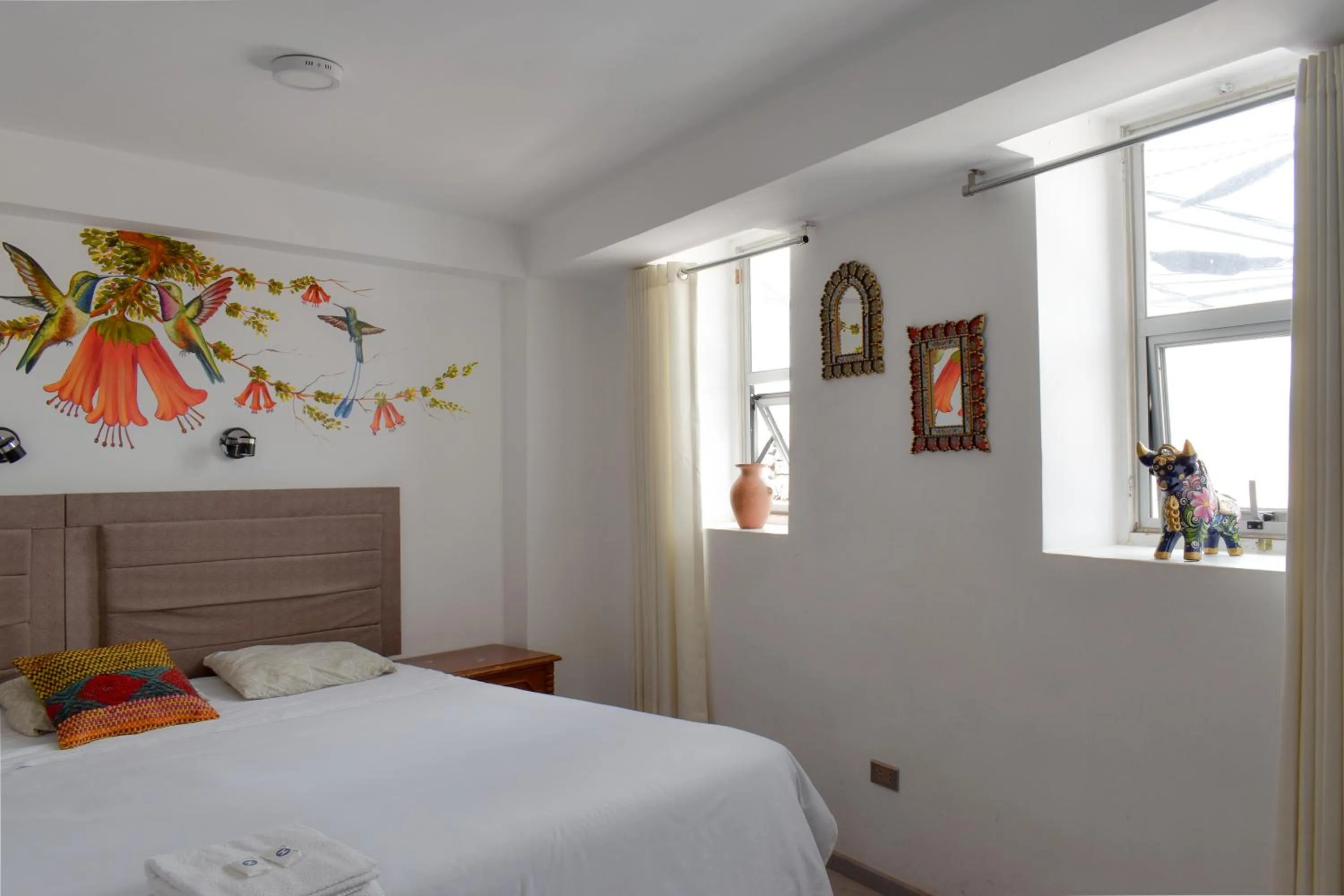 Bed in Apart Hotel El Puma