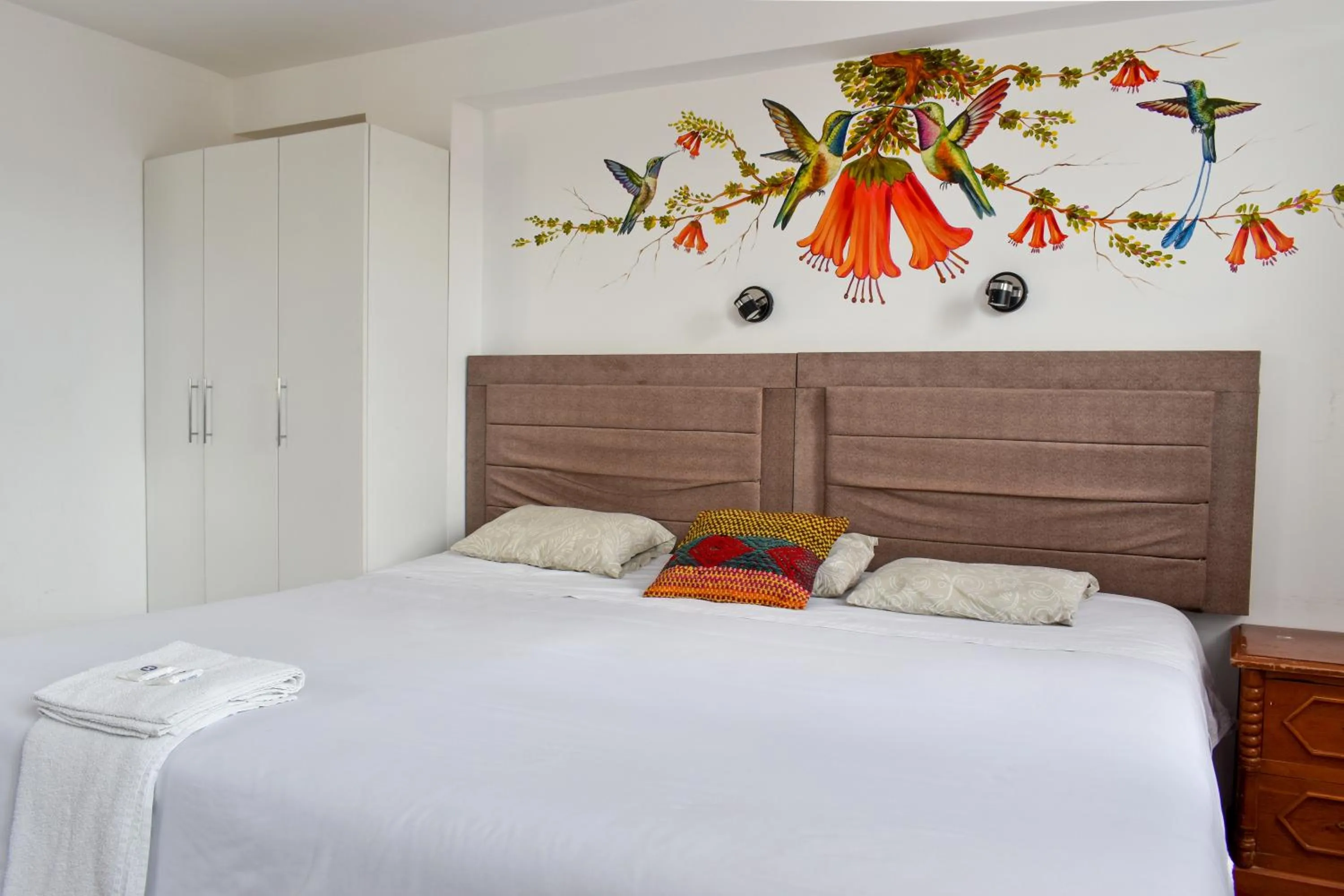 Bed in Apart Hotel El Puma