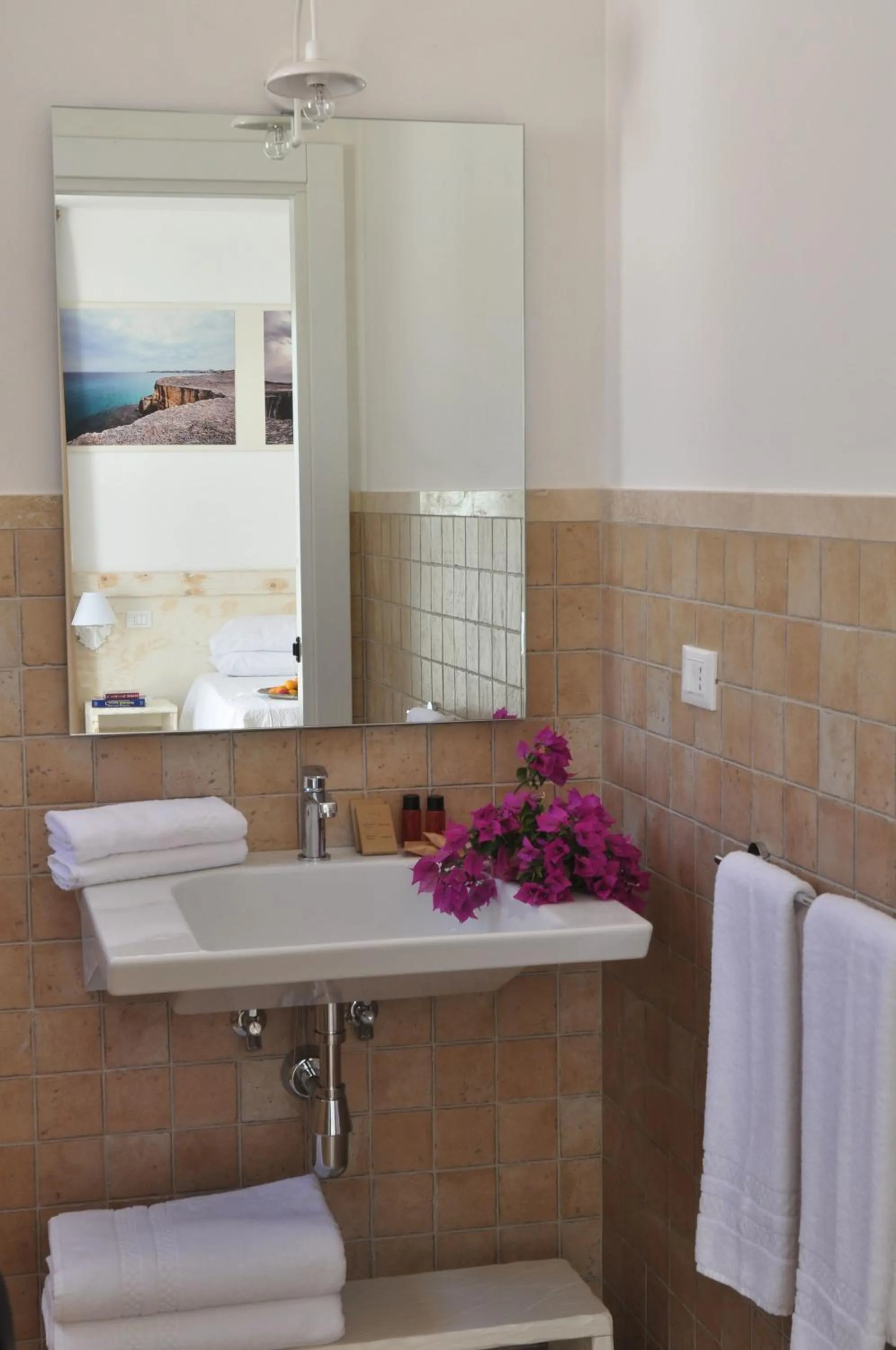 Bathroom in Agriturismo La Turrita