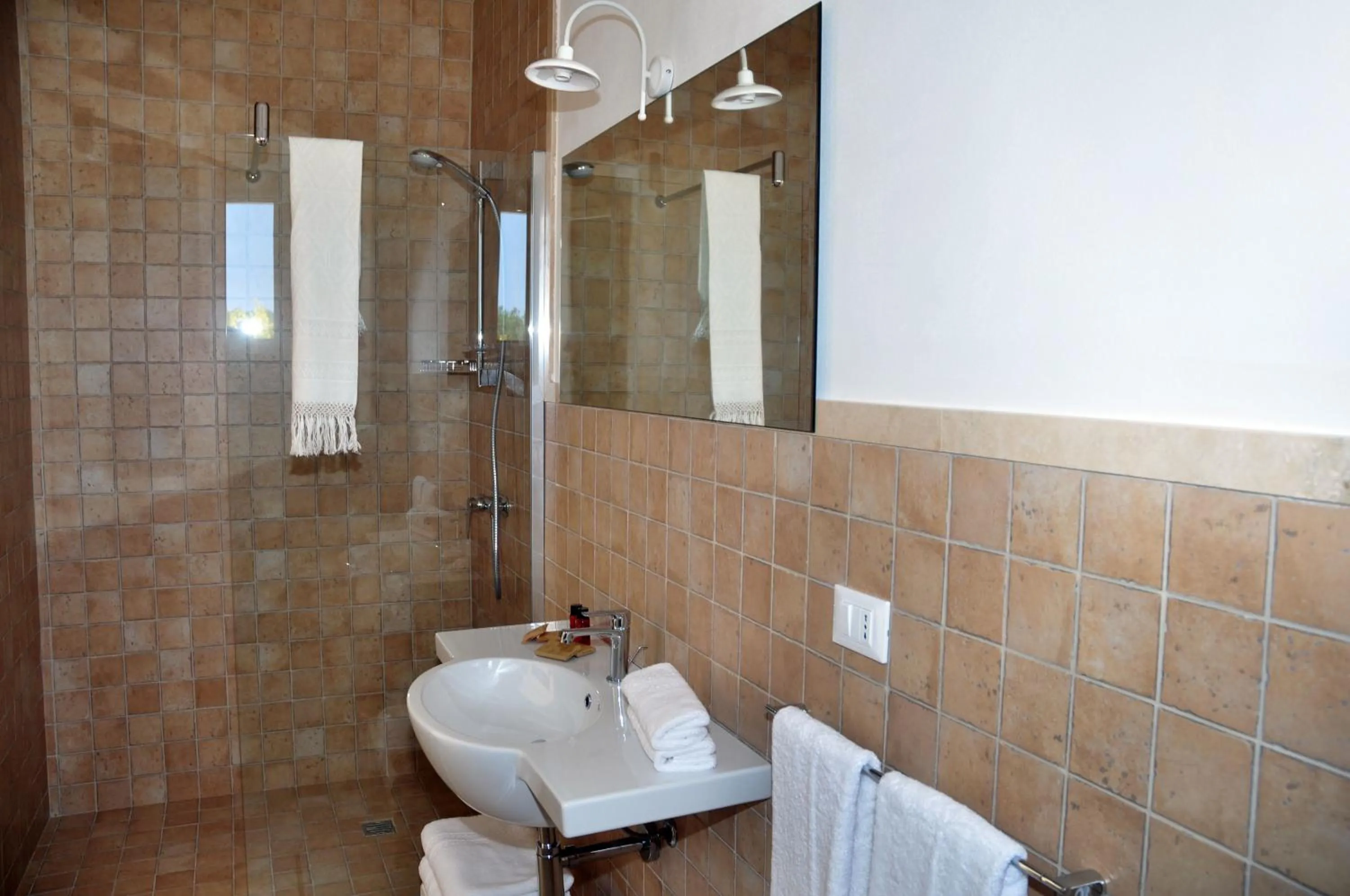 Bathroom in Agriturismo La Turrita