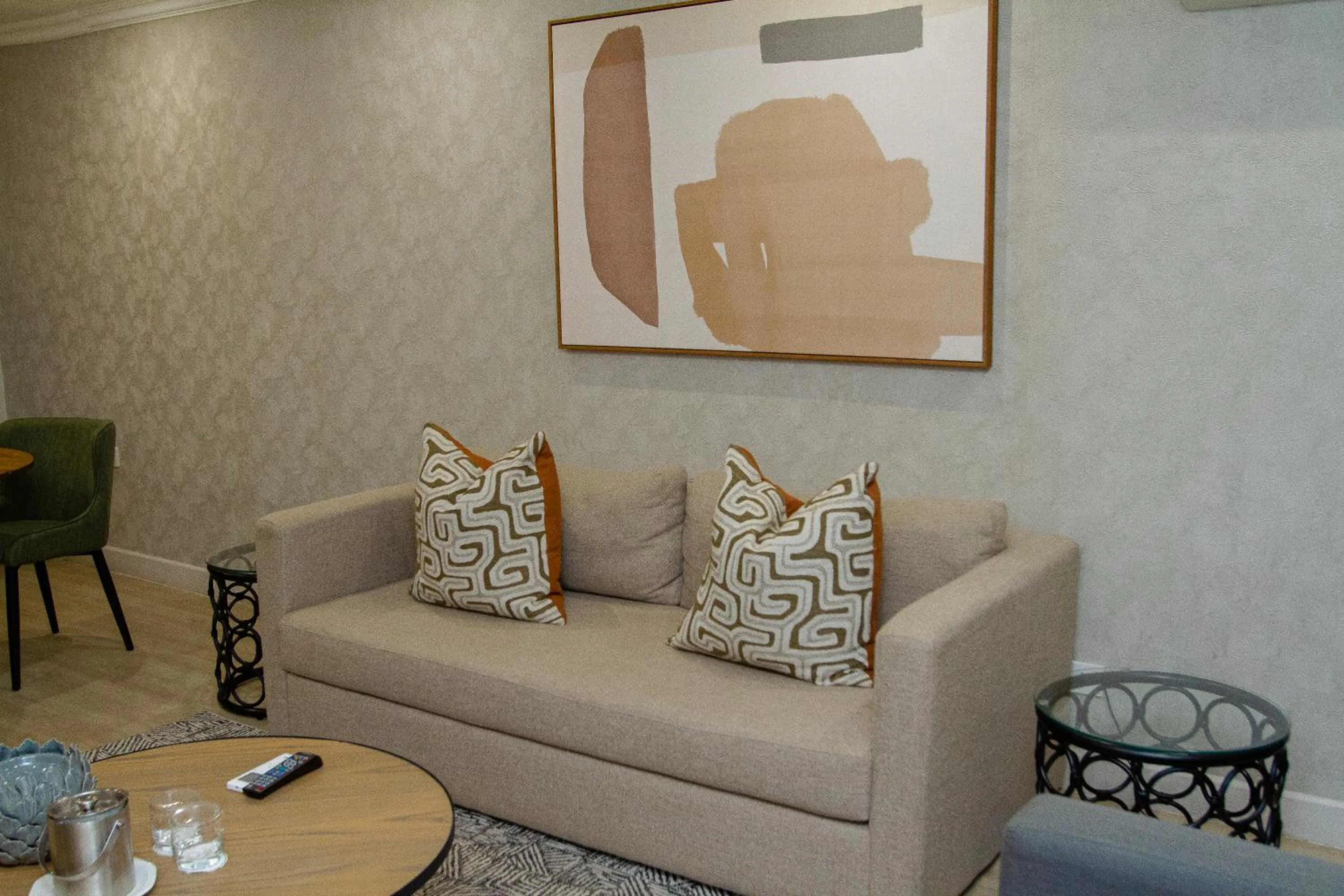 Seating area in Cresta Thapama Hotel