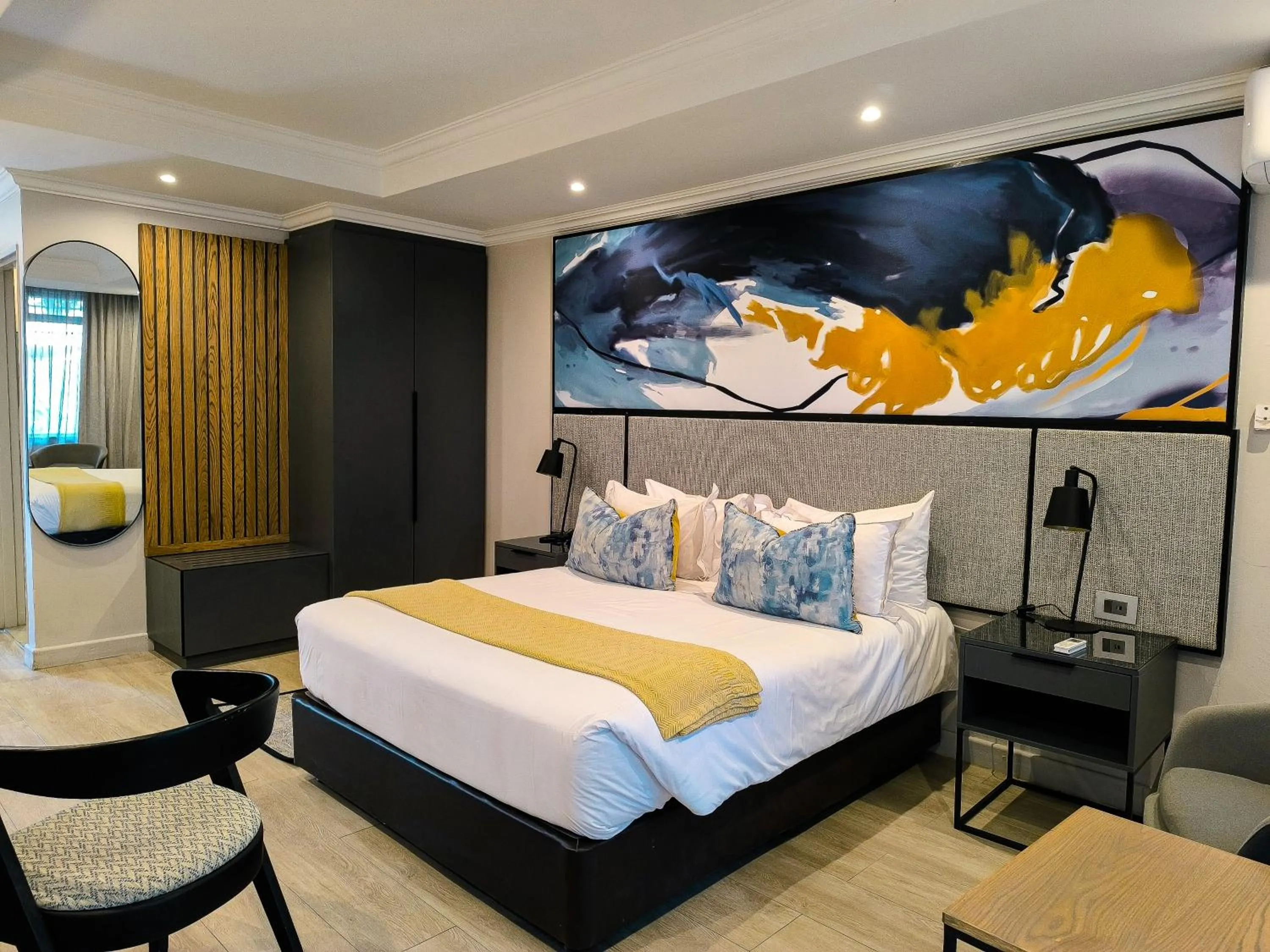 Bed in Cresta Thapama Hotel