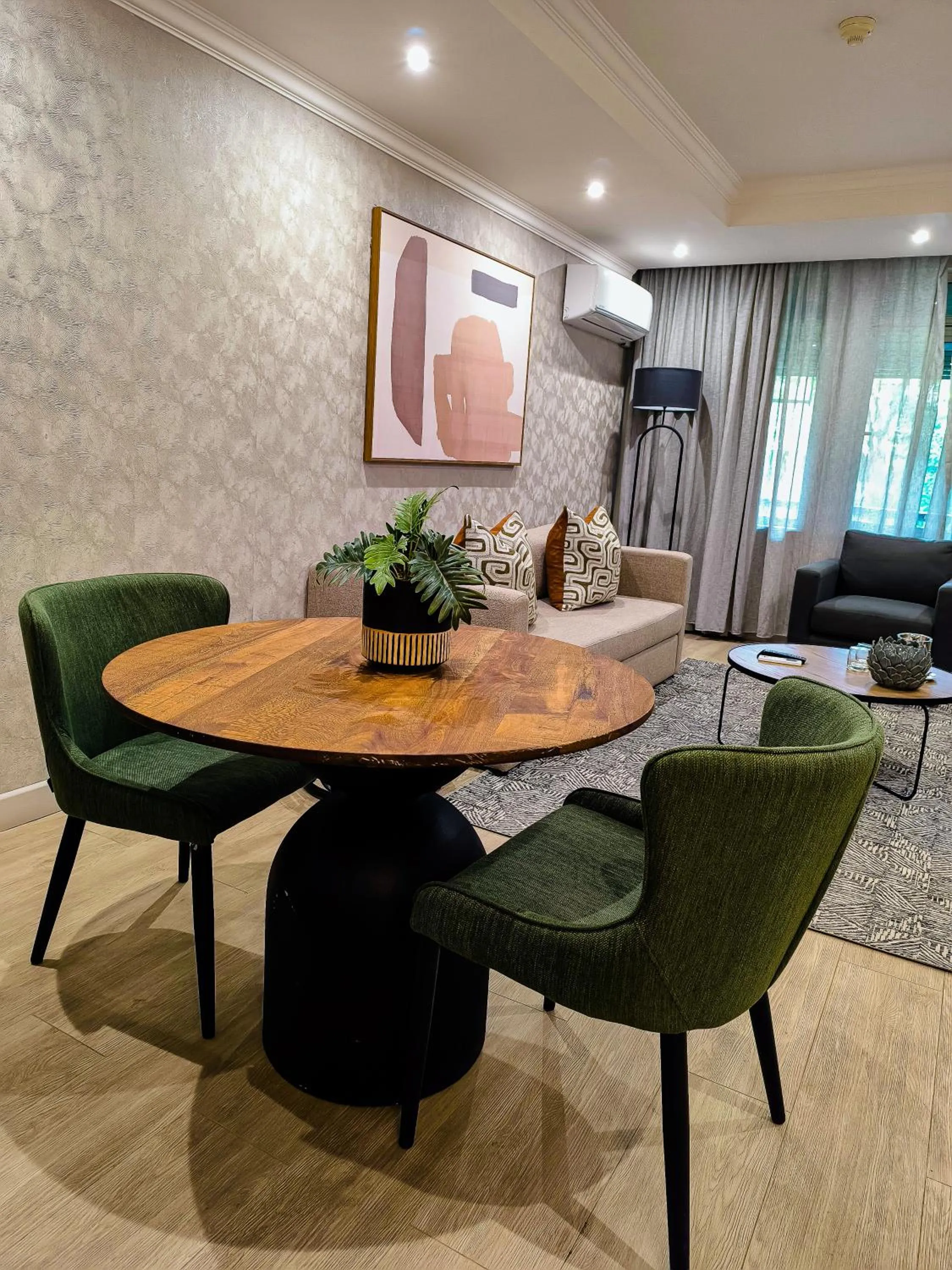 Seating area in Cresta Thapama Hotel