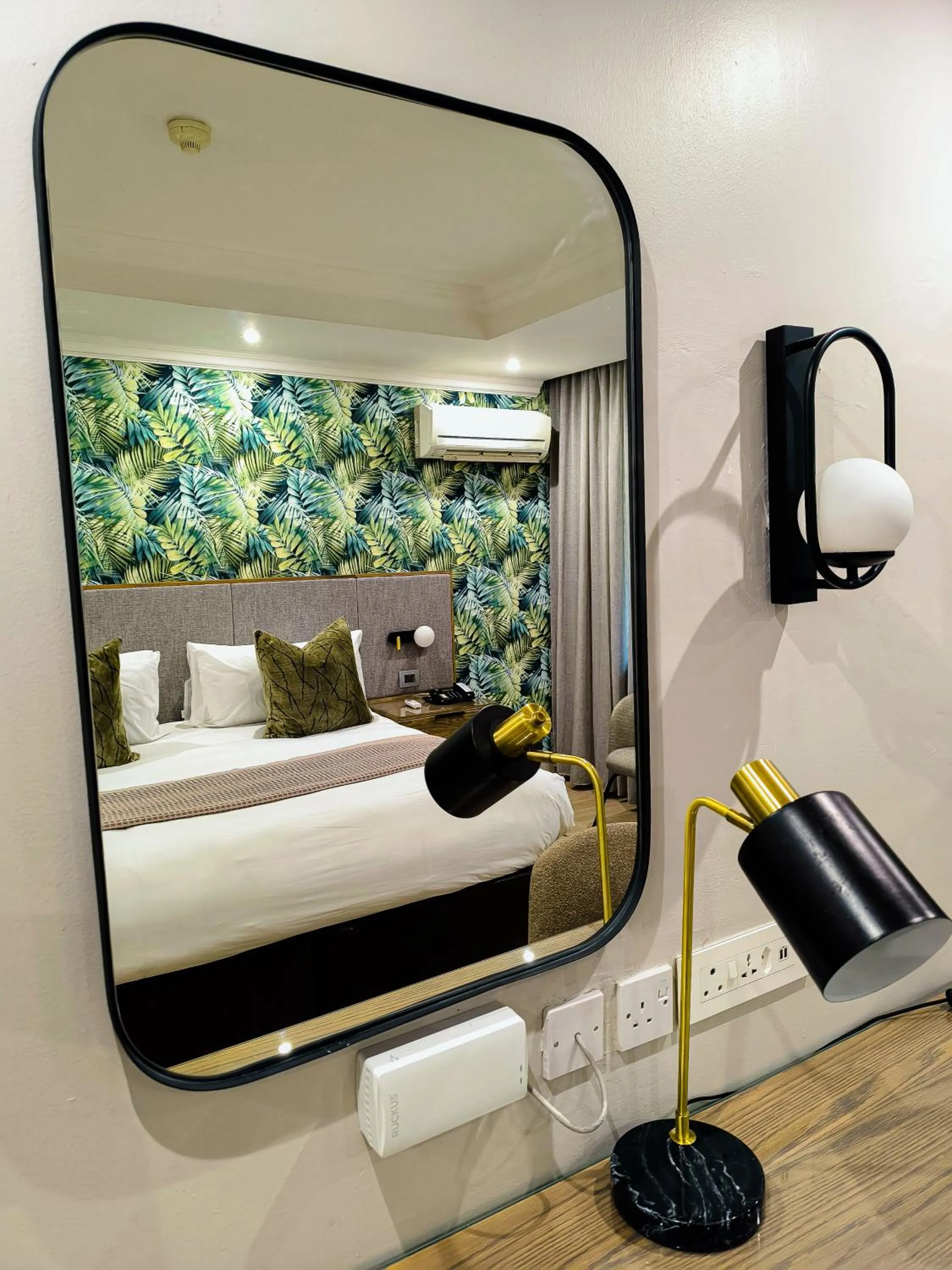 Bed in Cresta Thapama Hotel