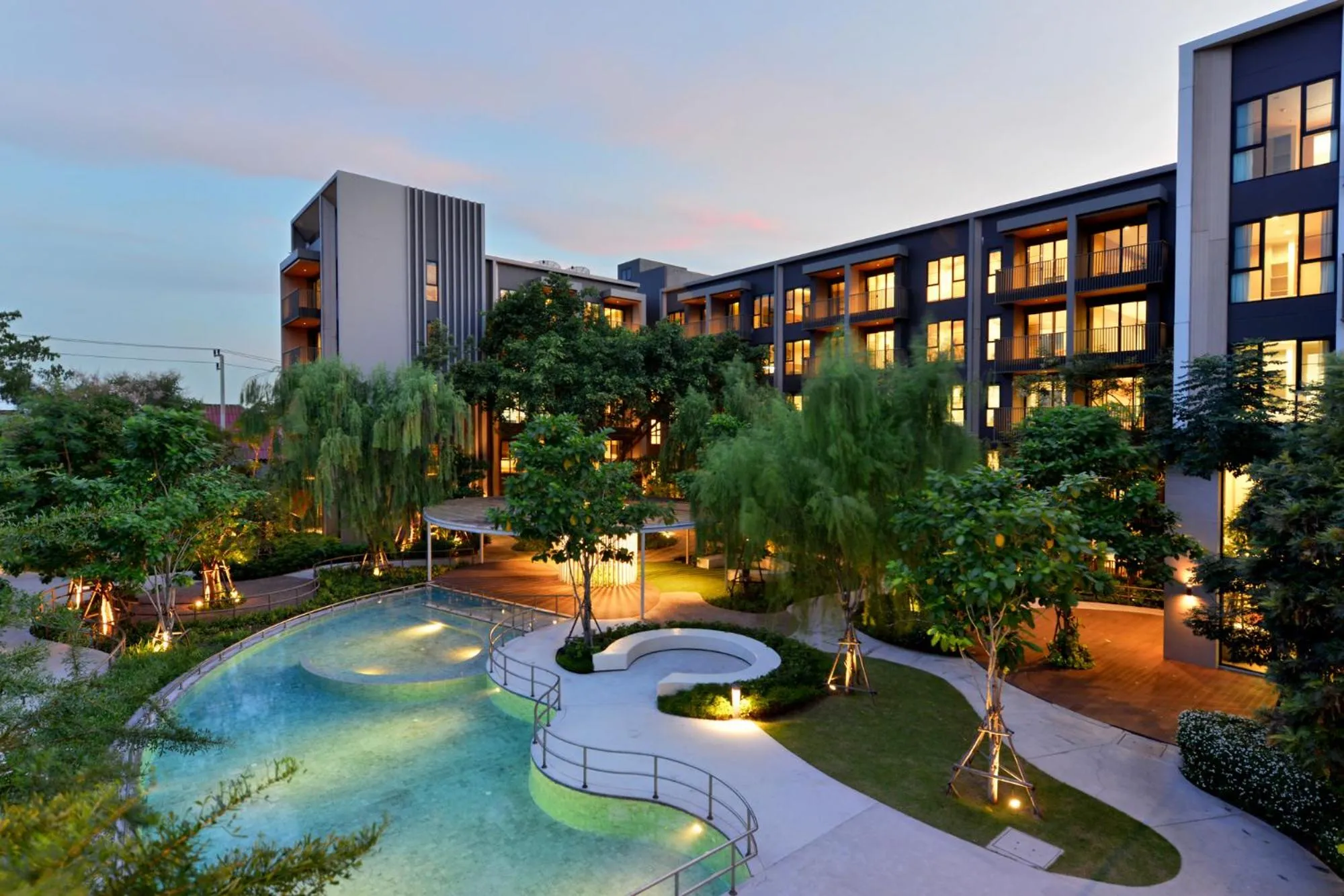 Garden view in SENS Hotel