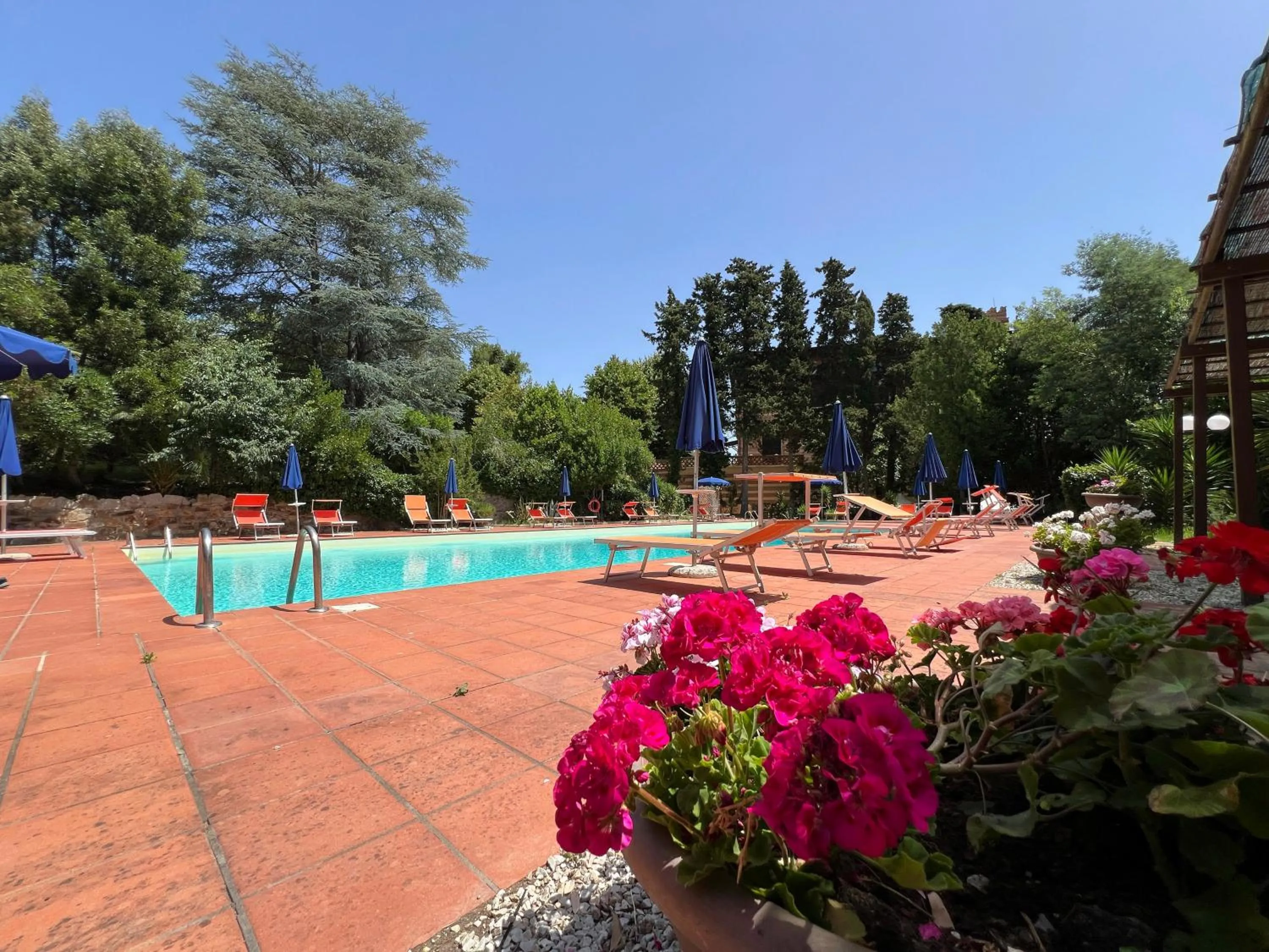 Swimming pool in Park Hotel Napoleone