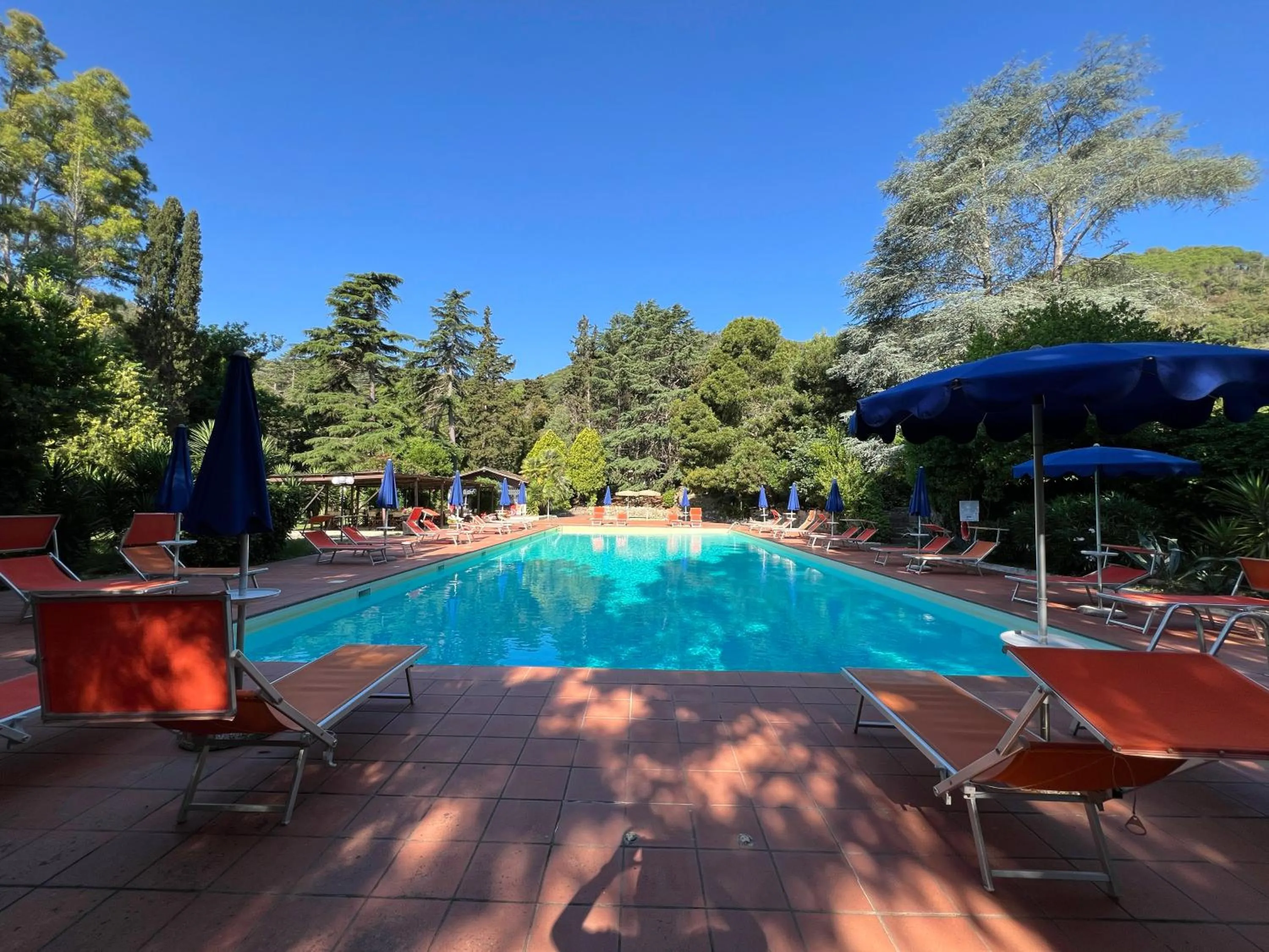 Swimming pool in Park Hotel Napoleone