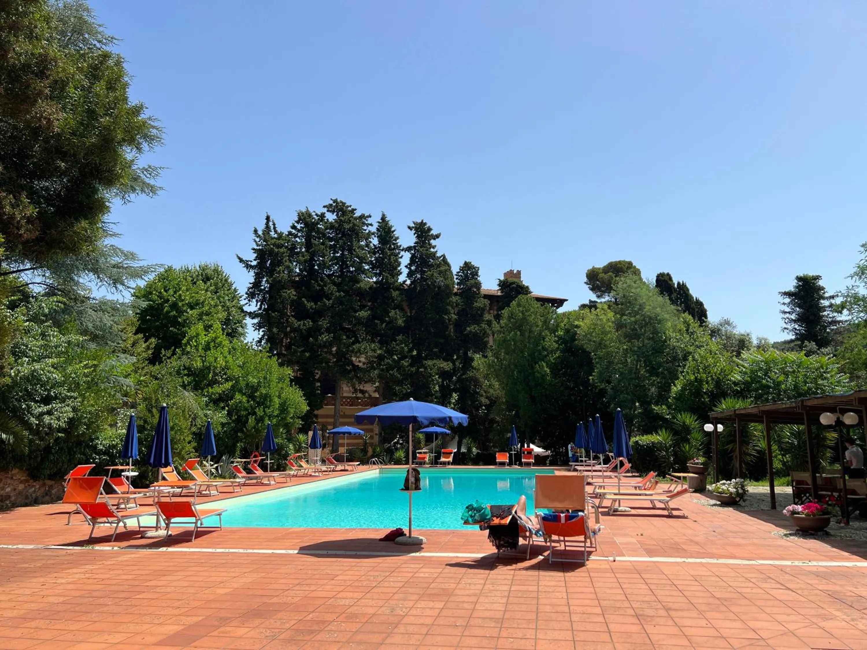 Swimming pool in Park Hotel Napoleone