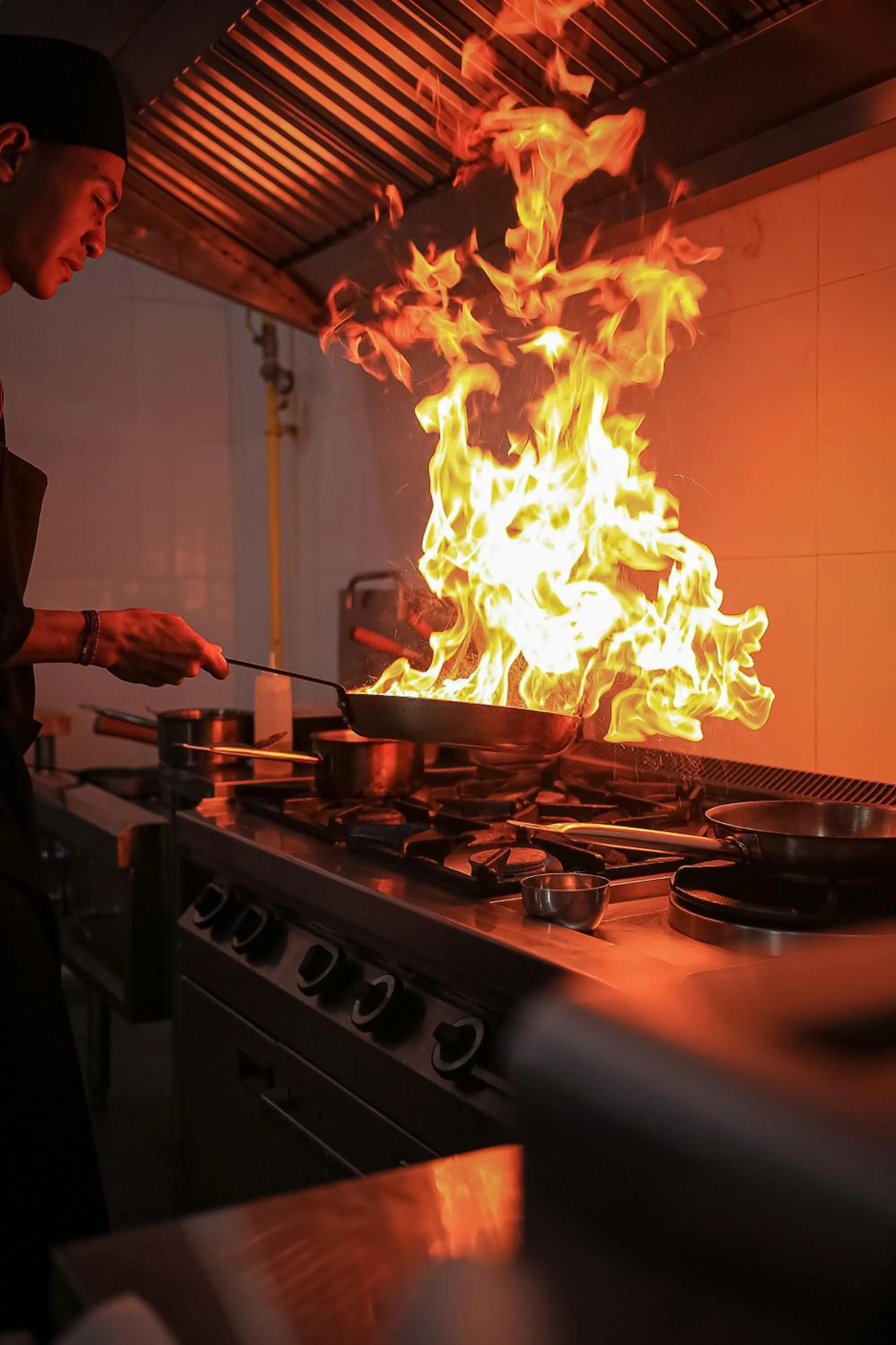 kitchen in Ascarya Ubud