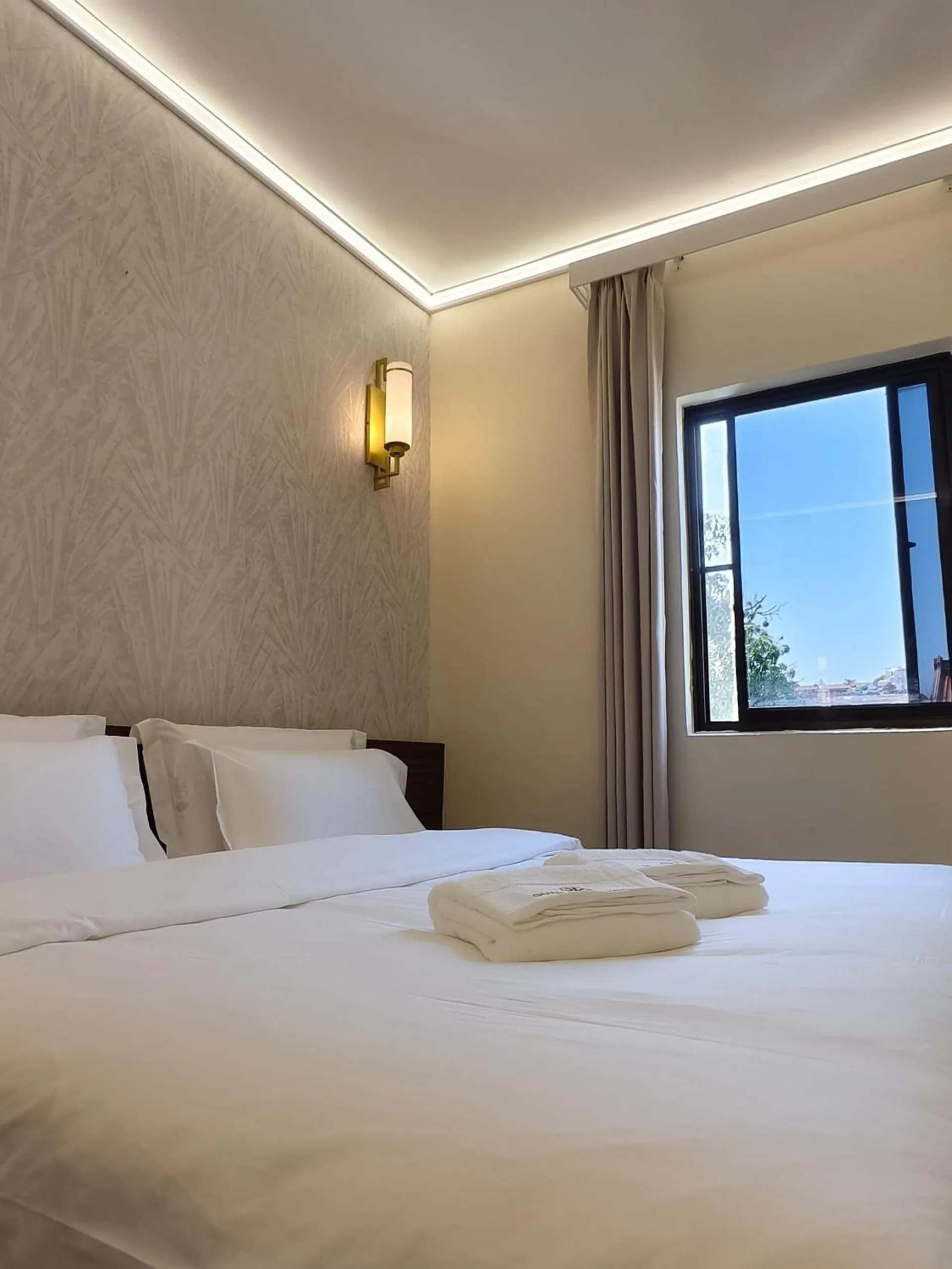 Bed in Guan Gong Hotel Jin Shang Development Jonker Street