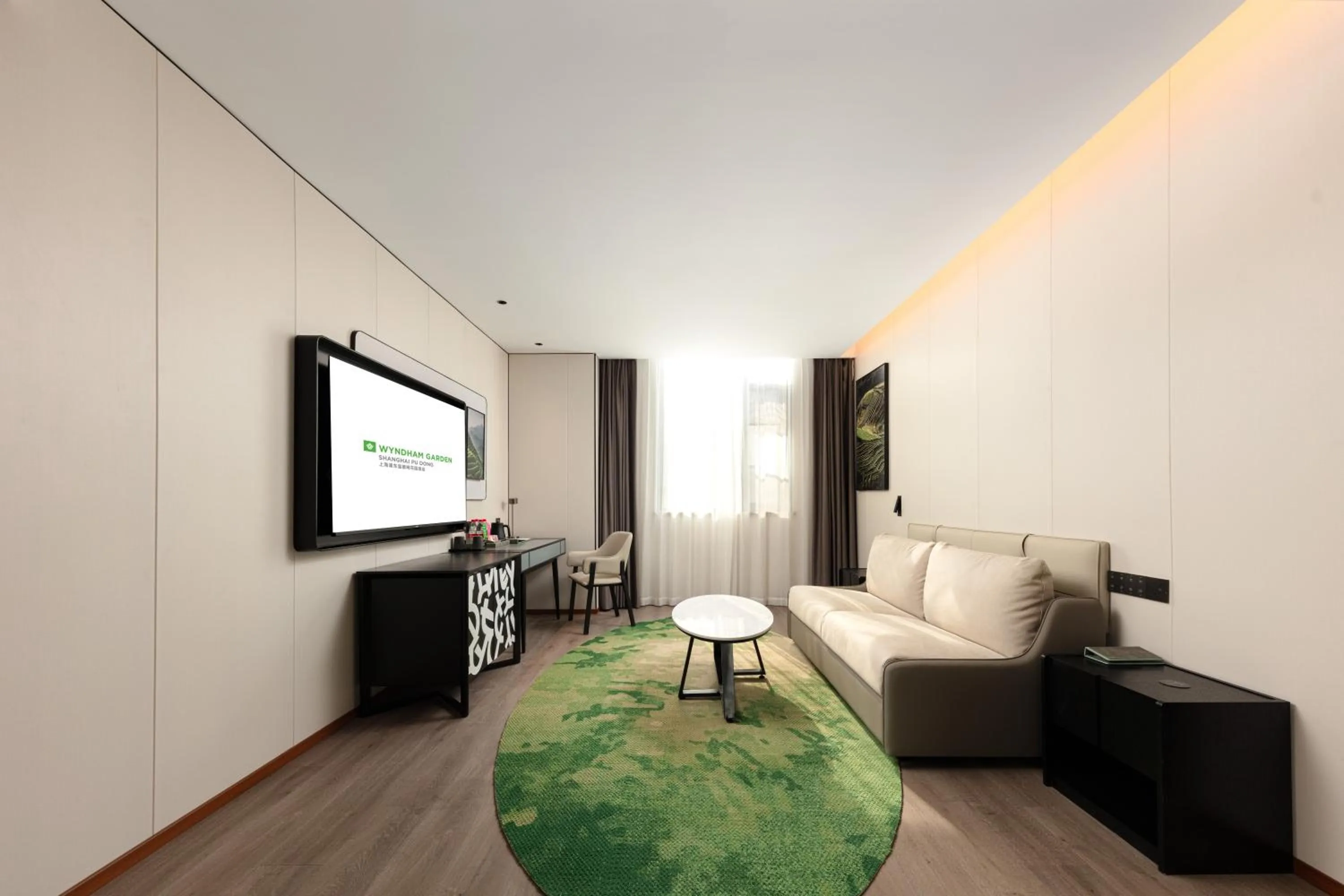 Living room in 上海浦东温德姆花园酒店 Wyndham Garden Shanghai Pudong