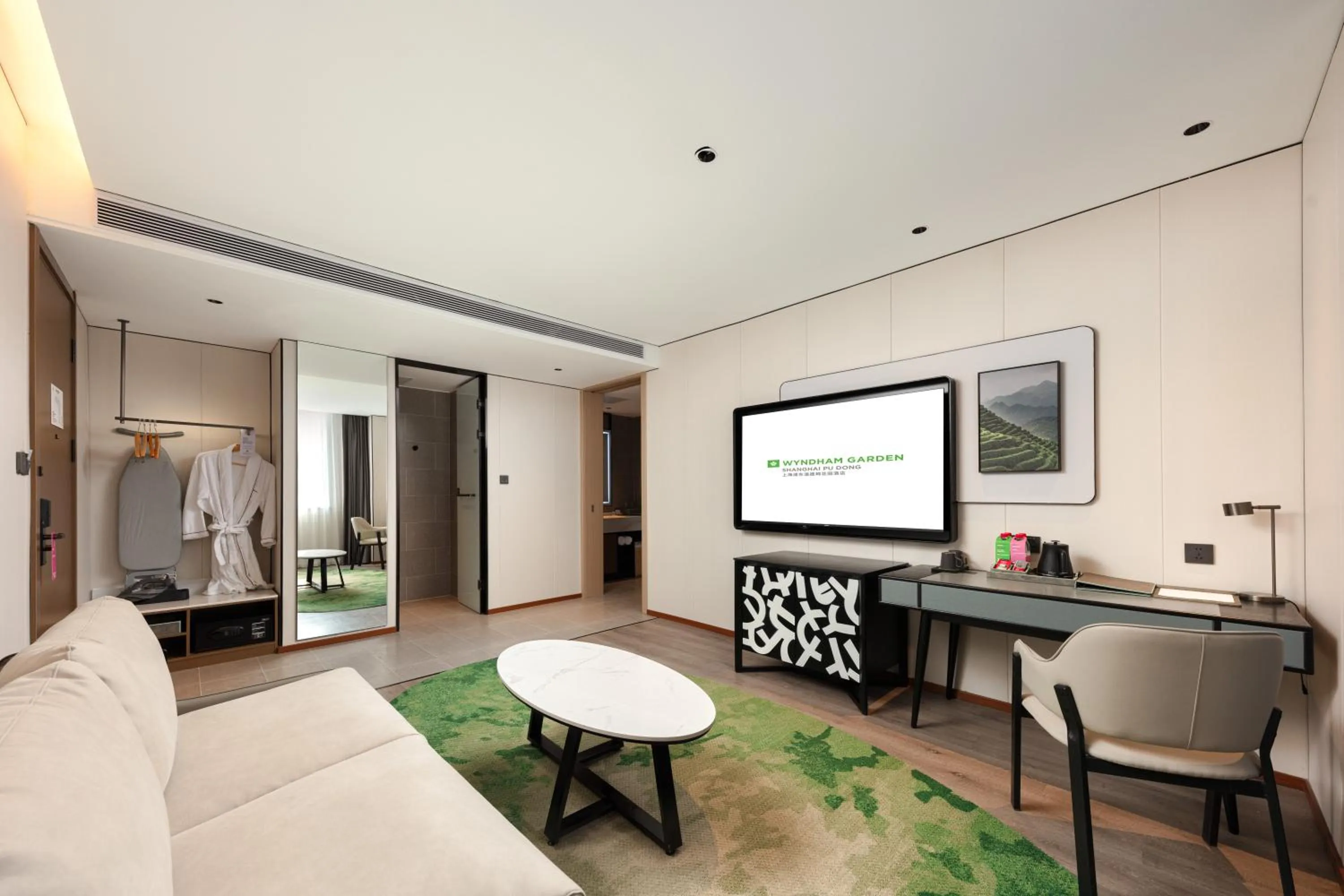 Living room in 上海浦东温德姆花园酒店 Wyndham Garden Shanghai Pudong