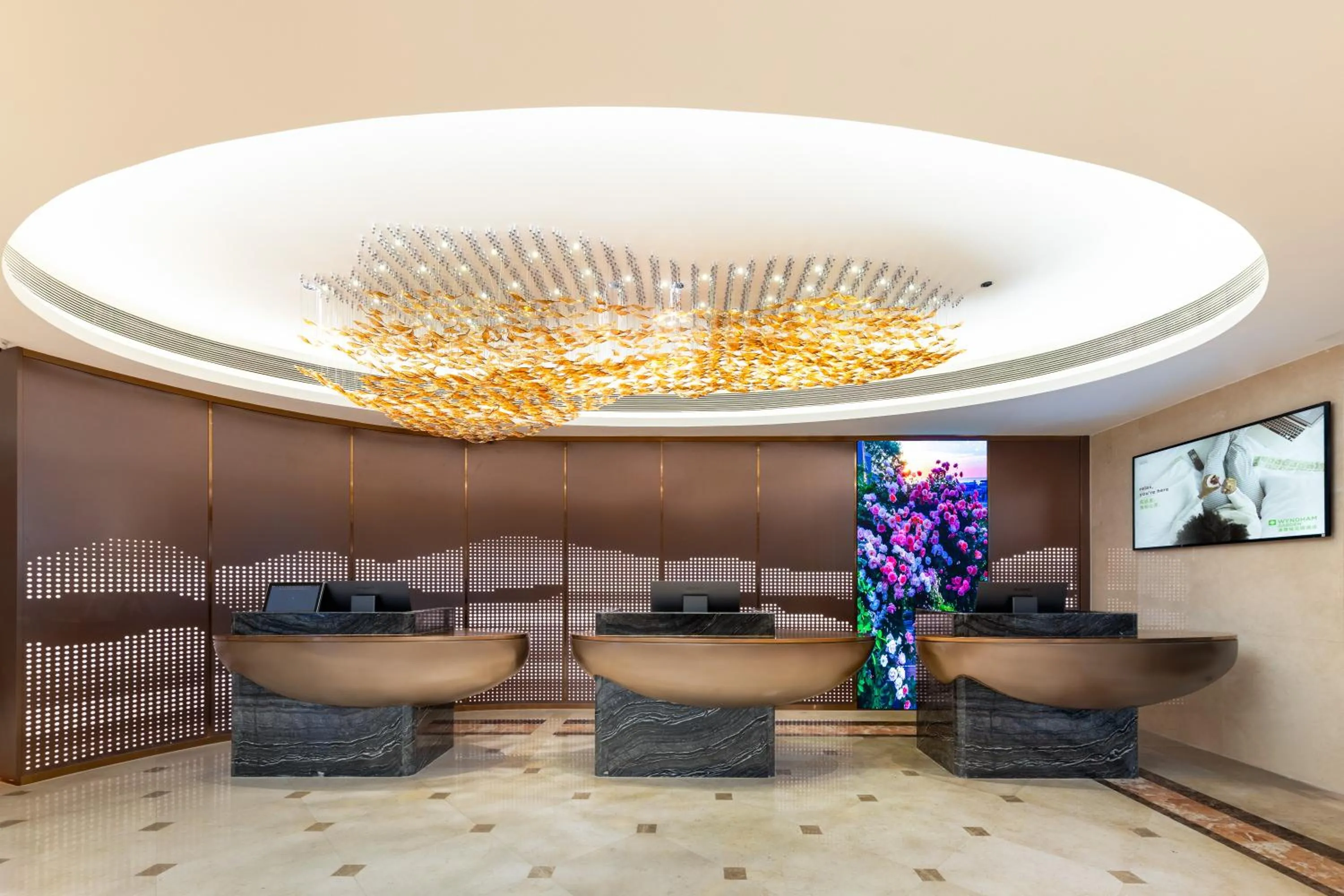 Lobby or reception in 上海浦东温德姆花园酒店 Wyndham Garden Shanghai Pudong