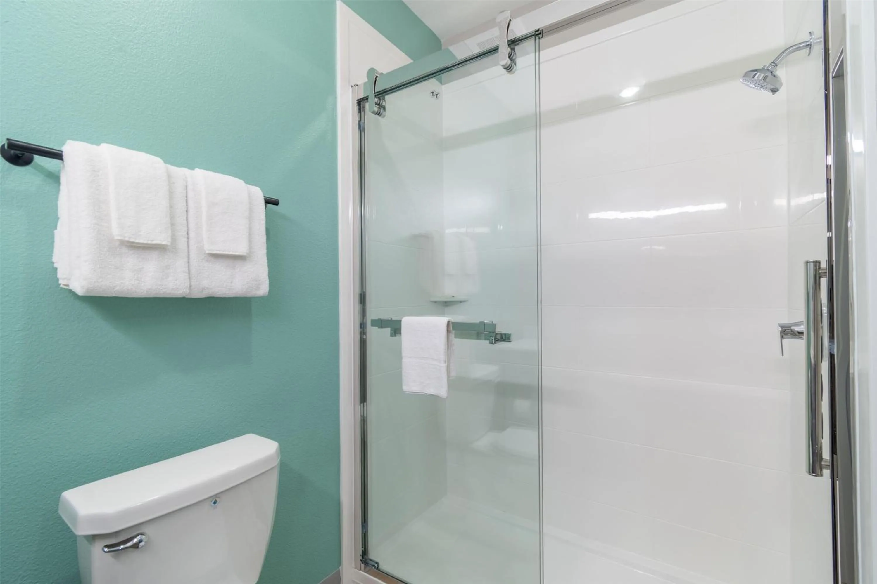 Bathroom in ECHO Suites Extended Stay by Wyndham Houston Katy West