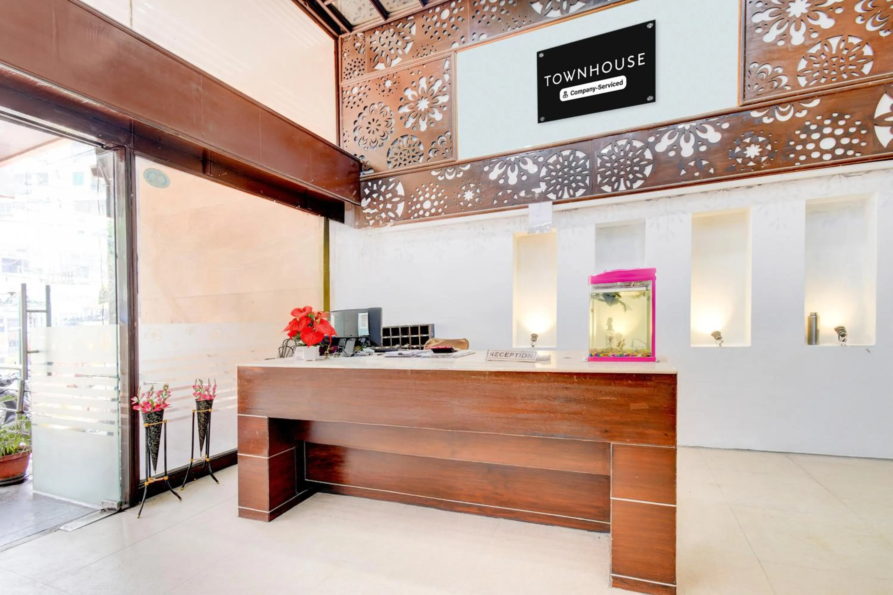 Lobby or reception in Super Townhouse Narayanaguda Metro Station Formerly Hotel Anshu Grand