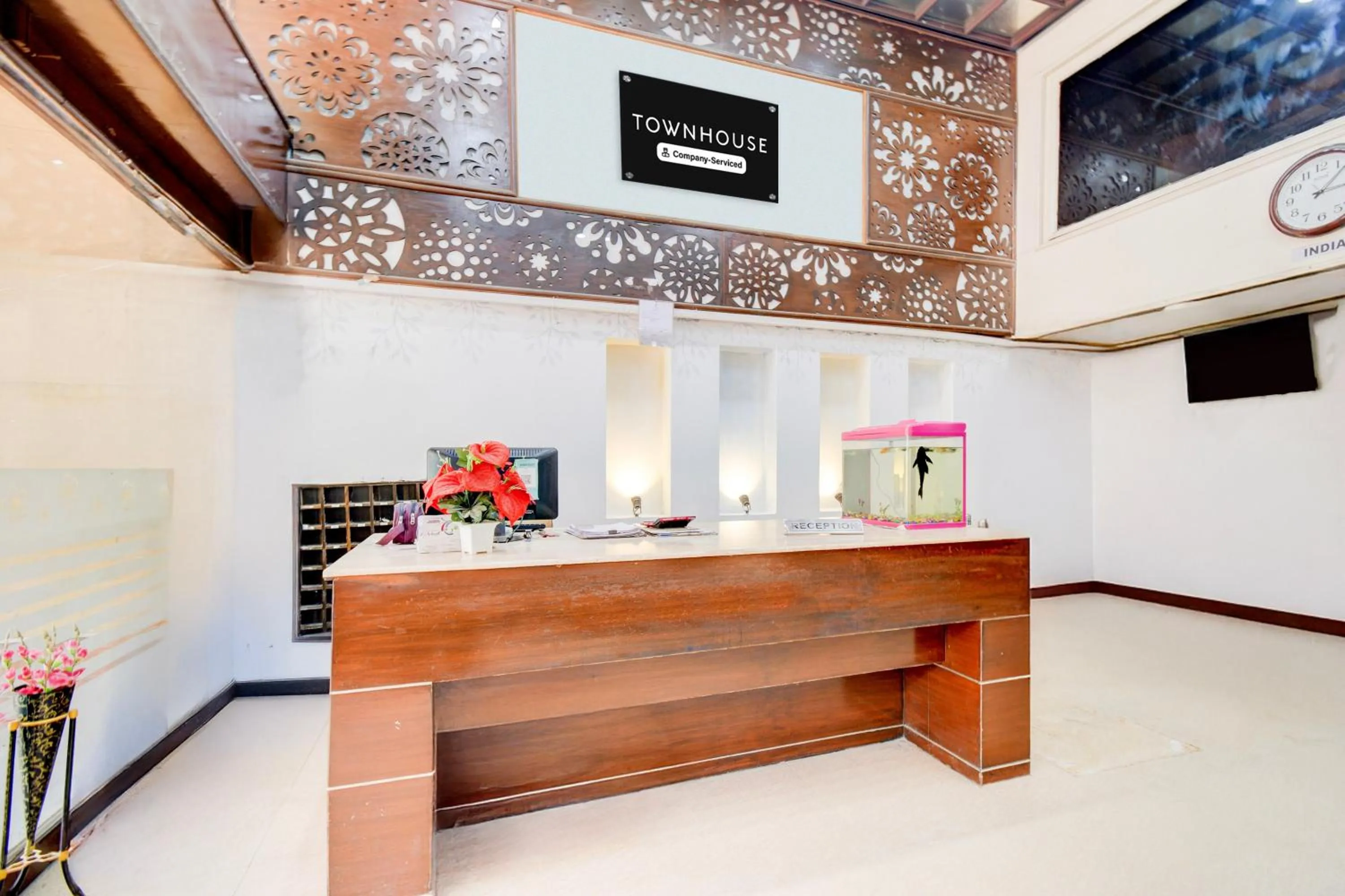 Lobby or reception in Super Townhouse Narayanaguda Metro Station Formerly Hotel Anshu Grand