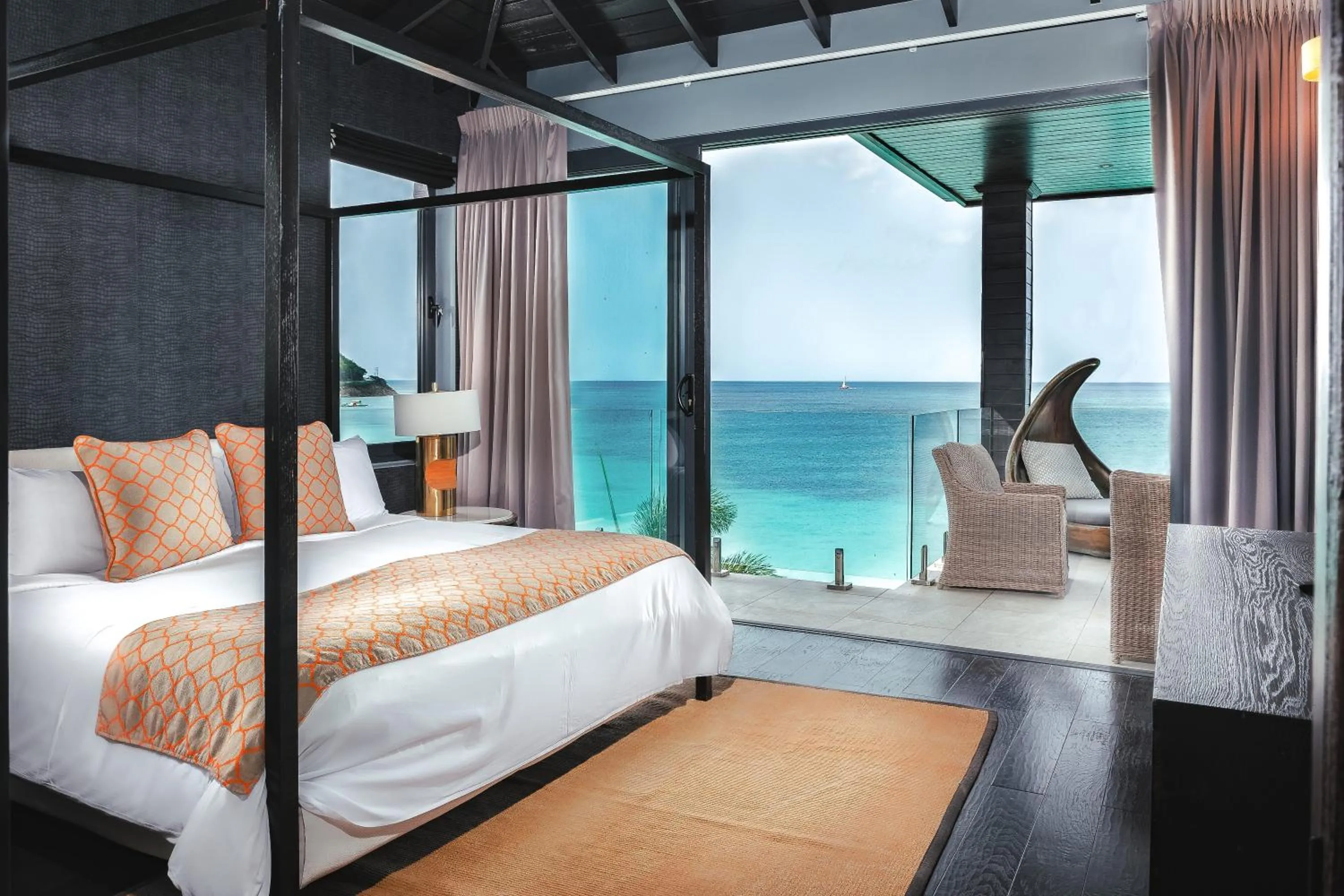 Bed in Tamarind Hills Resort & Villas