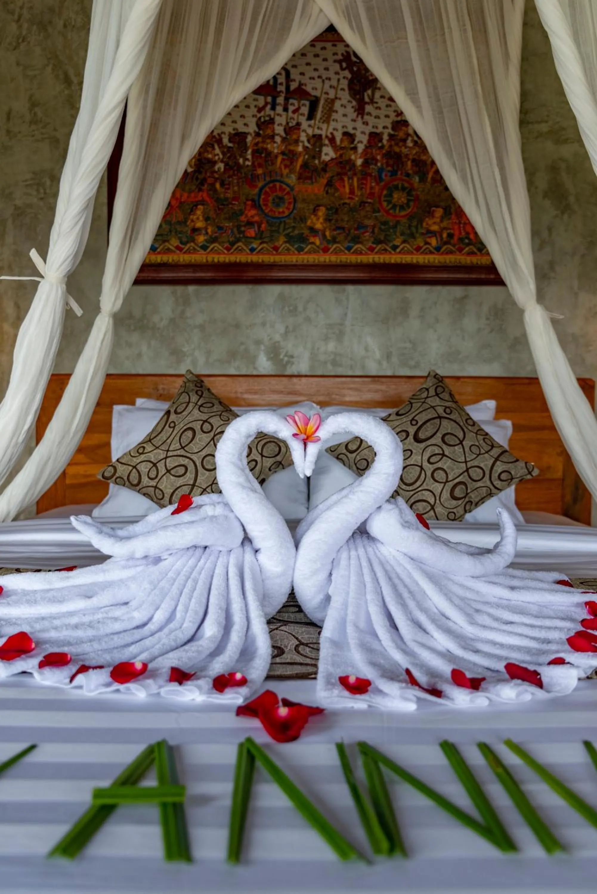 Decorative detail, Bed in Seelong Villa Ubud by Dhananjaya Hospitality