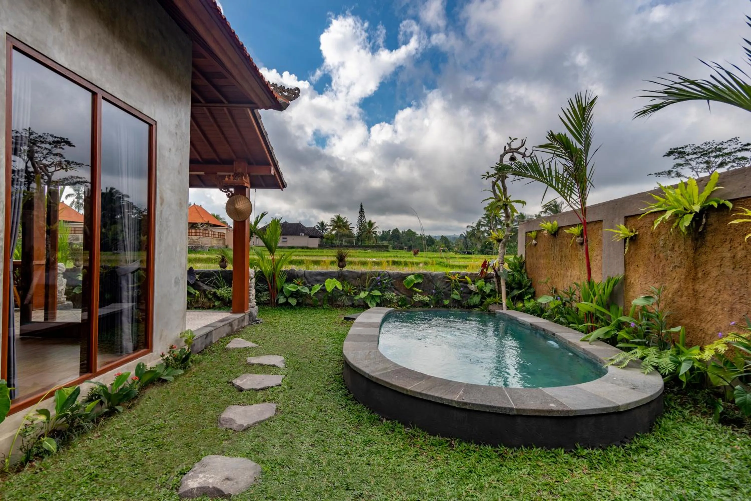 Natural landscape in Seelong Villa Ubud by Dhananjaya Hospitality