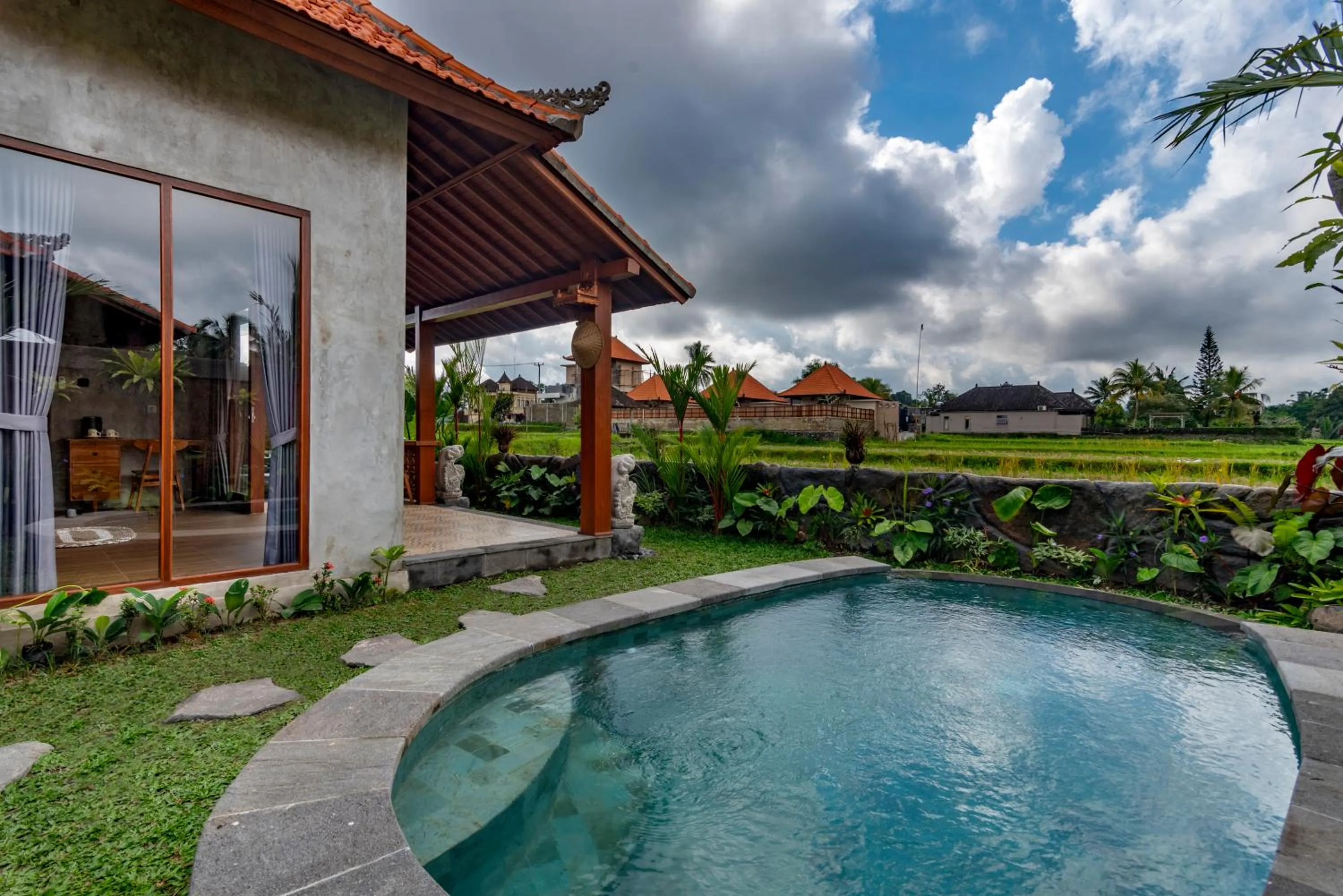 Natural landscape in Seelong Villa Ubud by Dhananjaya Hospitality