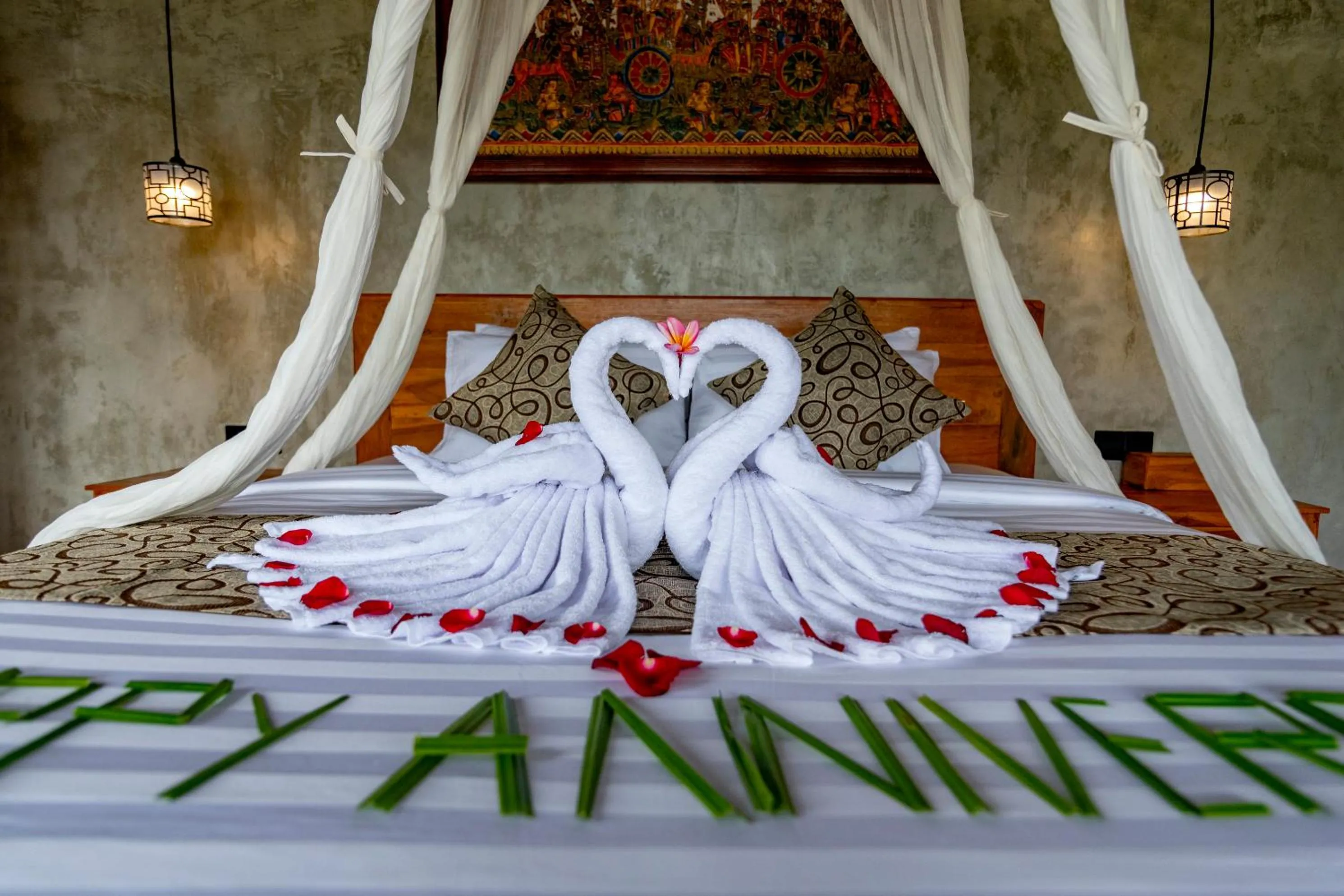 Decorative detail, Bed in Seelong Villa Ubud by Dhananjaya Hospitality