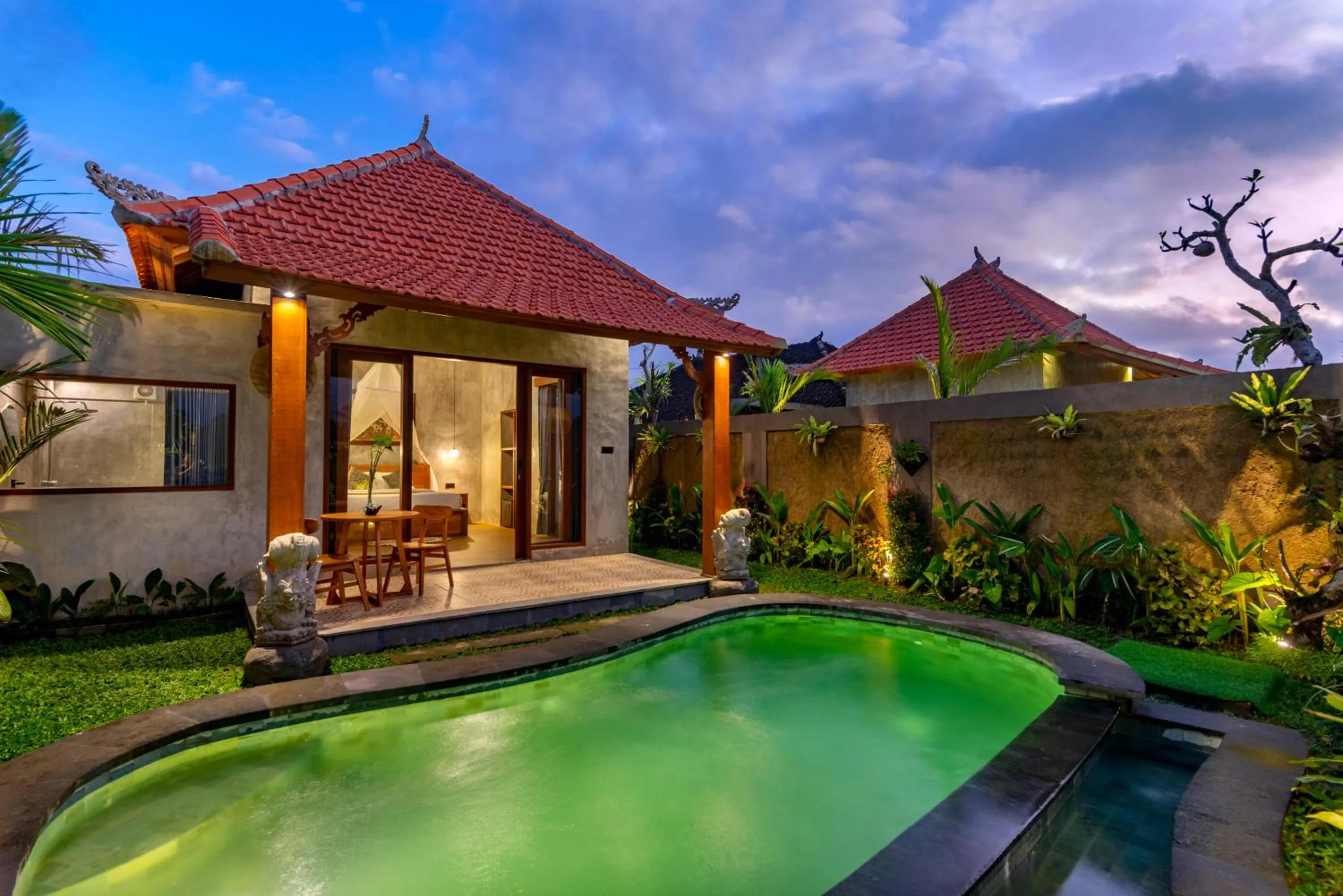 Garden view in Seelong Villa Ubud by Dhananjaya Hospitality