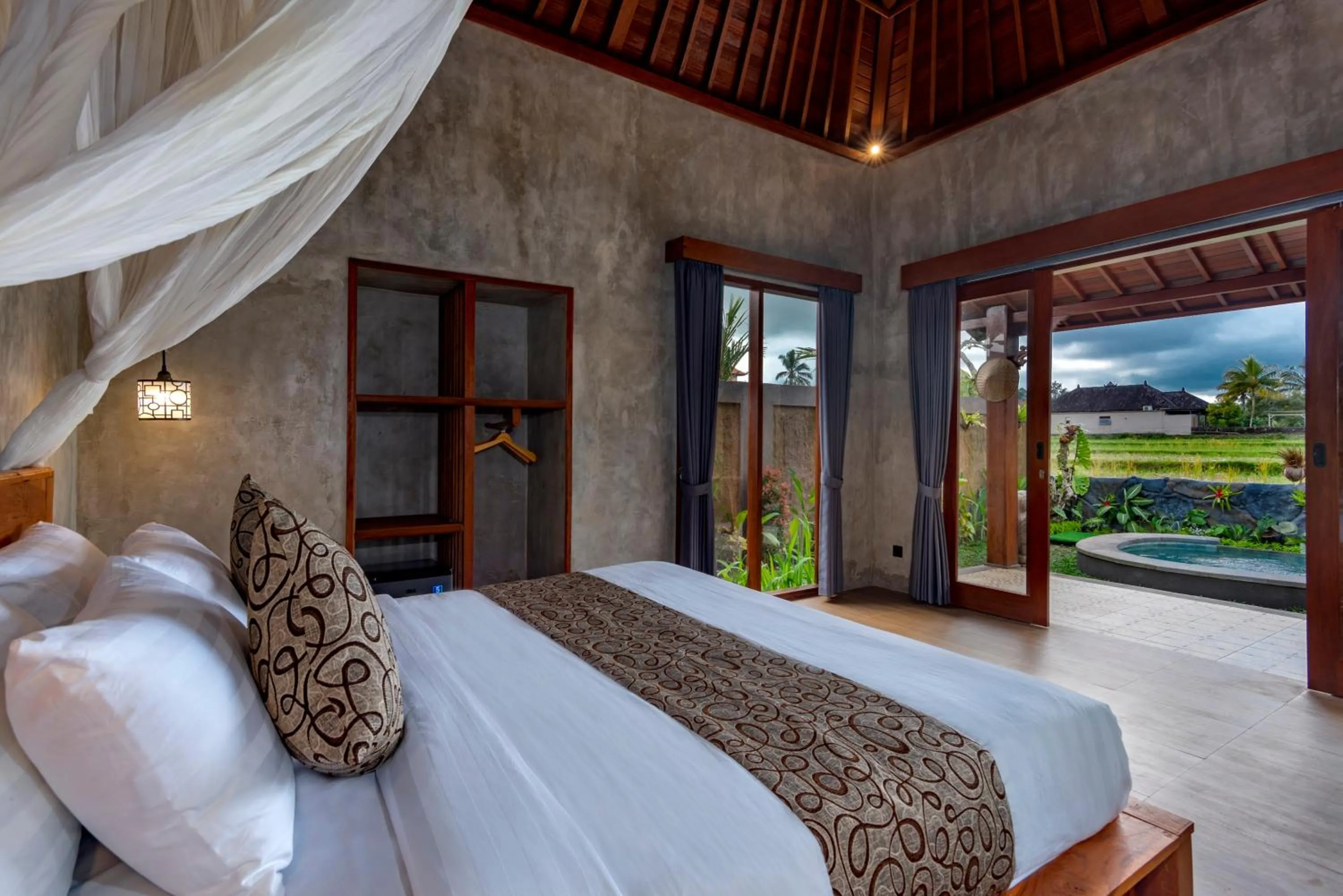 Natural landscape, Bed in Seelong Villa Ubud by Dhananjaya Hospitality