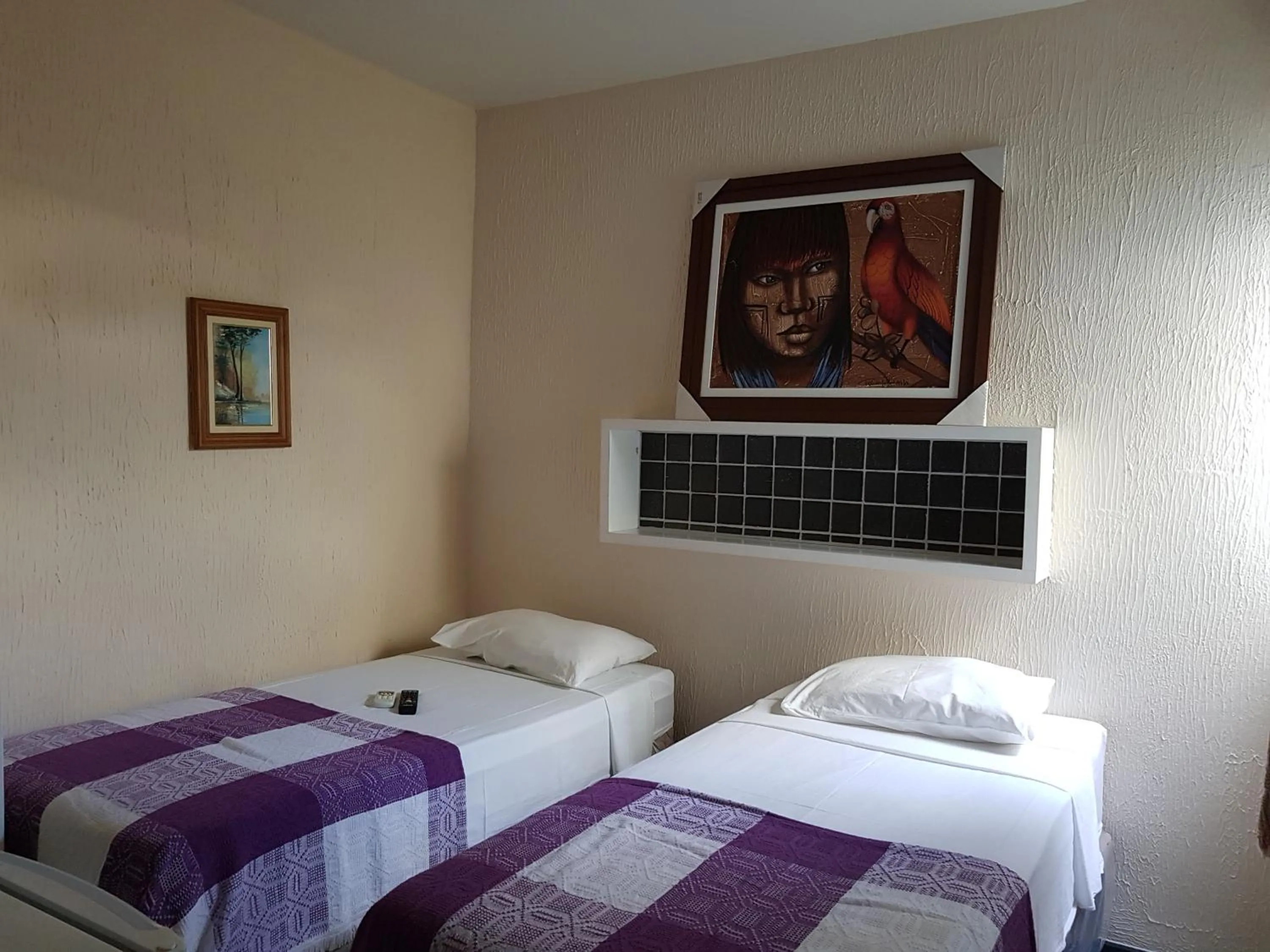 Bed in Pousada Terra Garrida