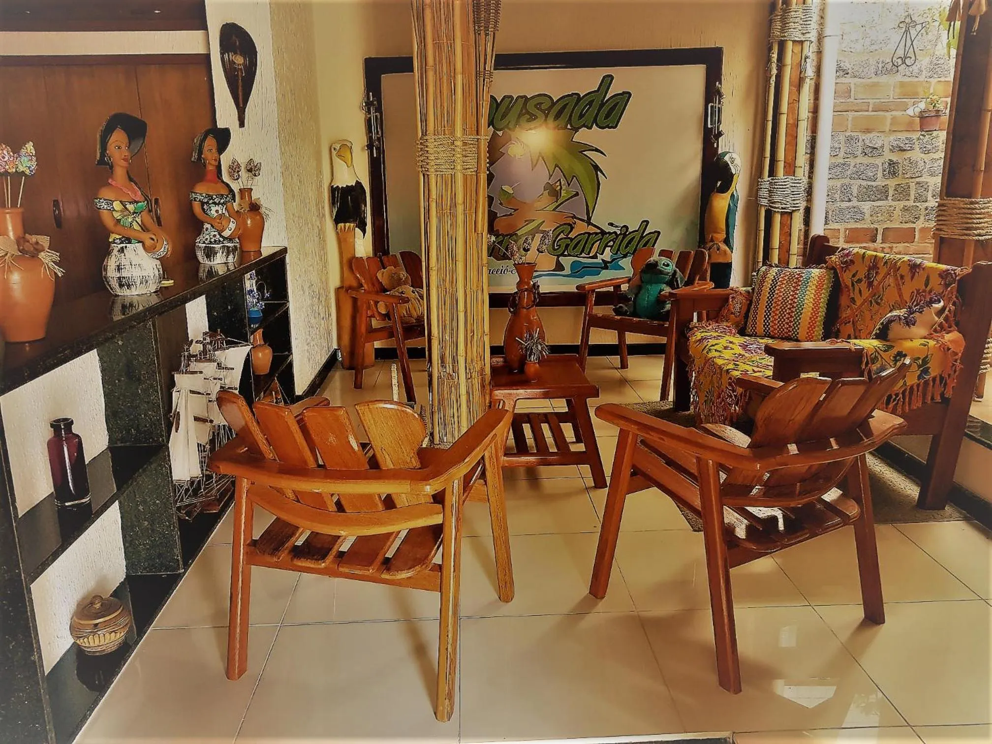 Decorative detail in Pousada Terra Garrida