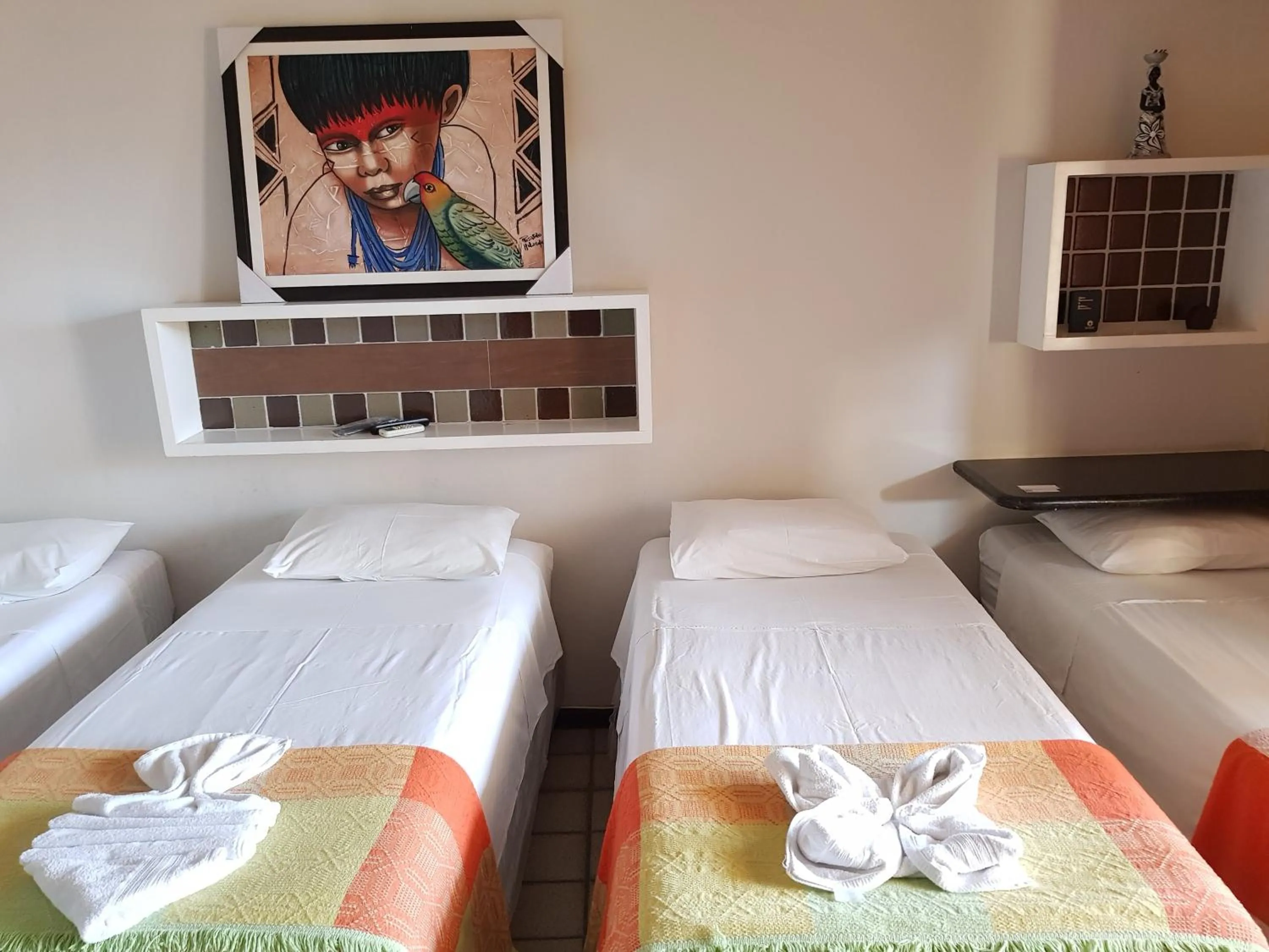 Bed in Pousada Terra Garrida