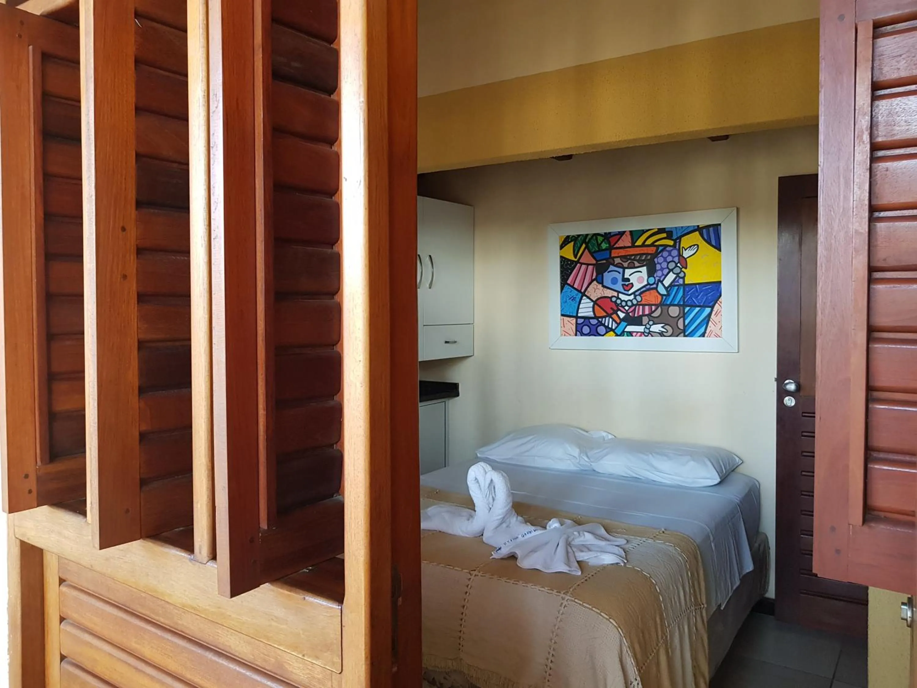 Bed in Pousada Terra Garrida