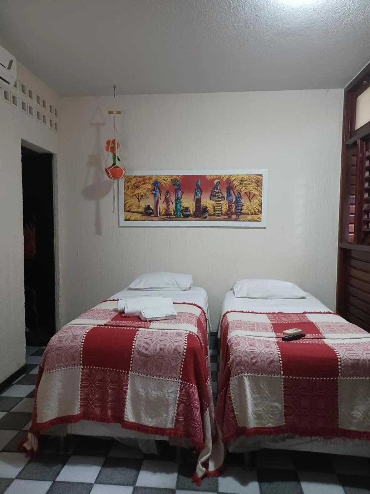 Bed in Pousada Terra Garrida