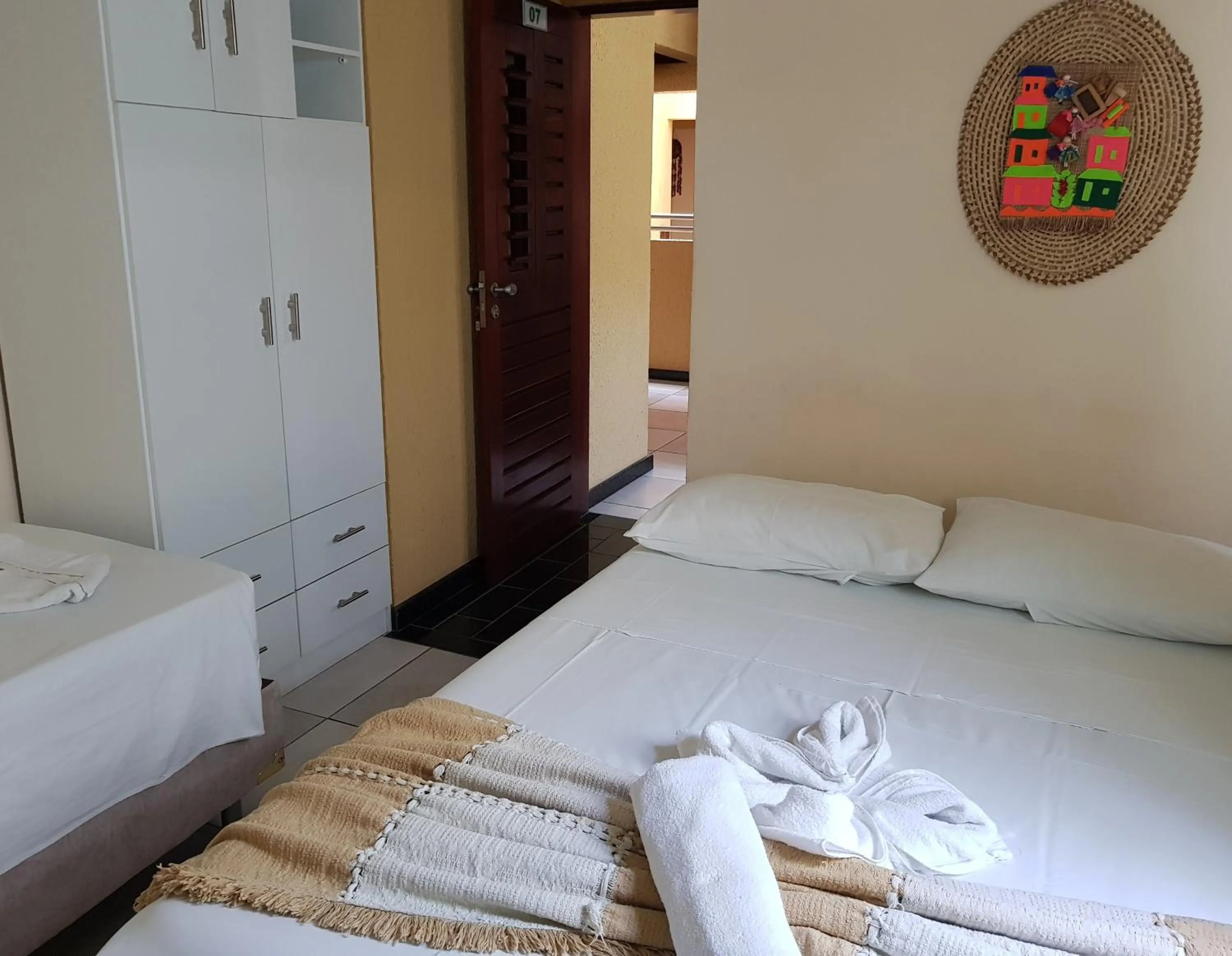 Bed in Pousada Terra Garrida