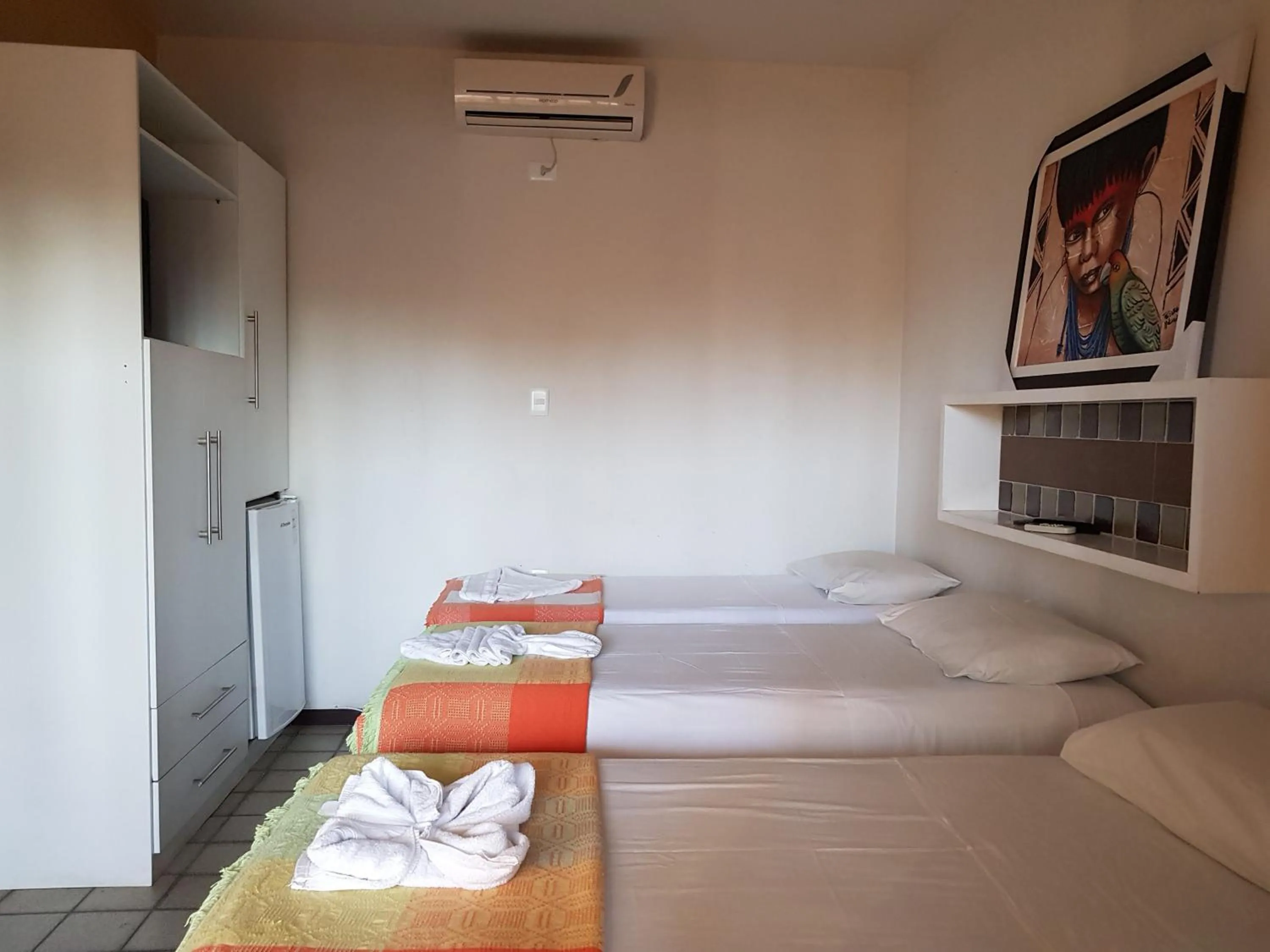 Bed in Pousada Terra Garrida