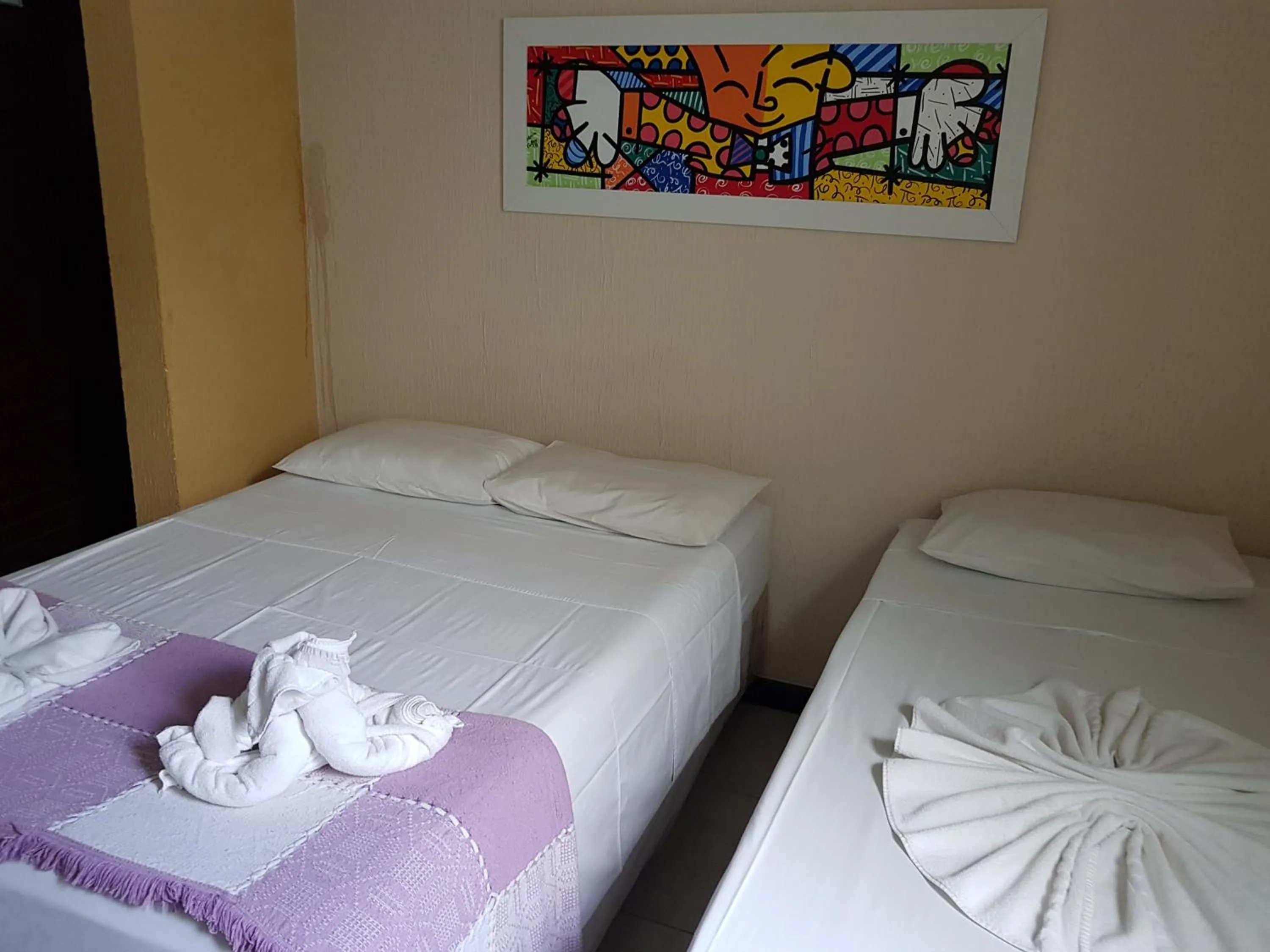 Bed in Pousada Terra Garrida