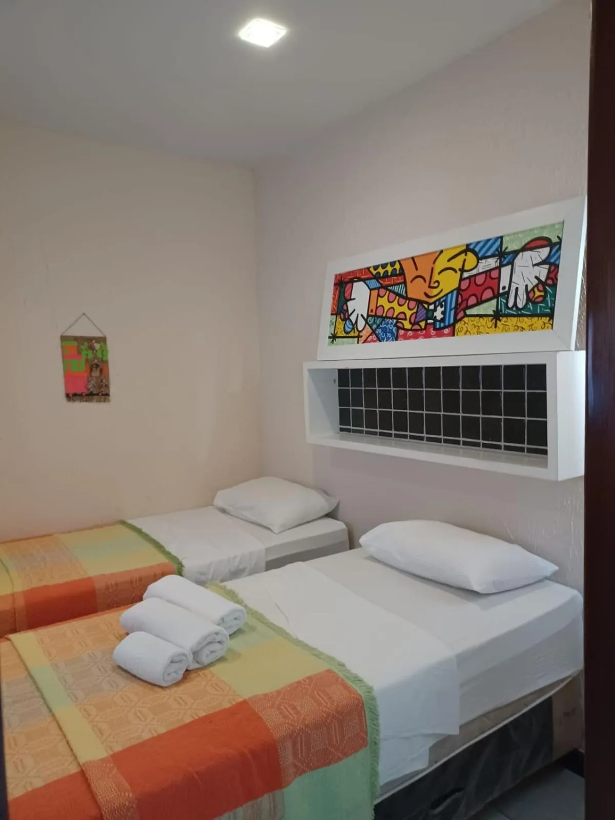 Bed in Pousada Terra Garrida