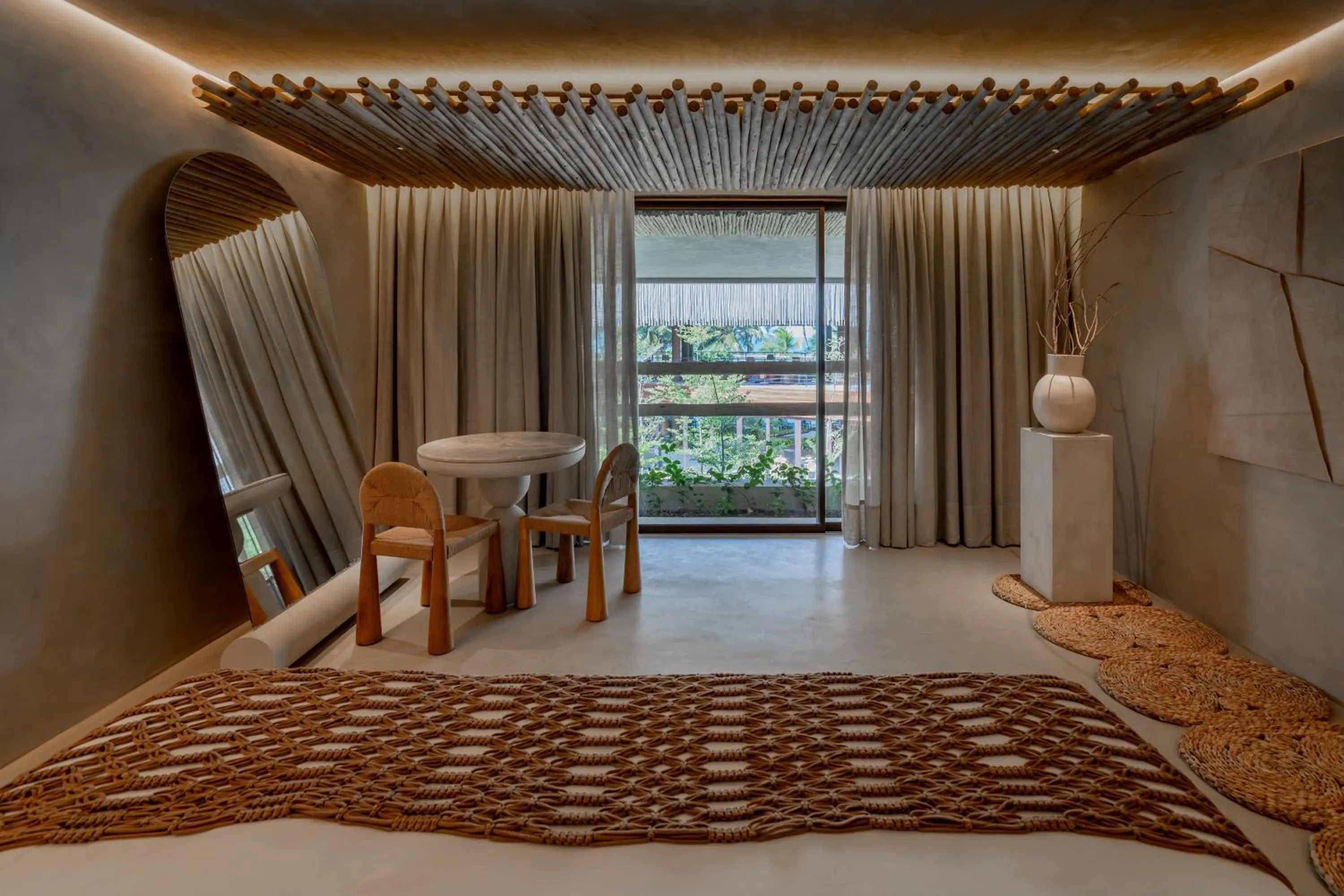 Bed in Mana Cumbuco Hotel