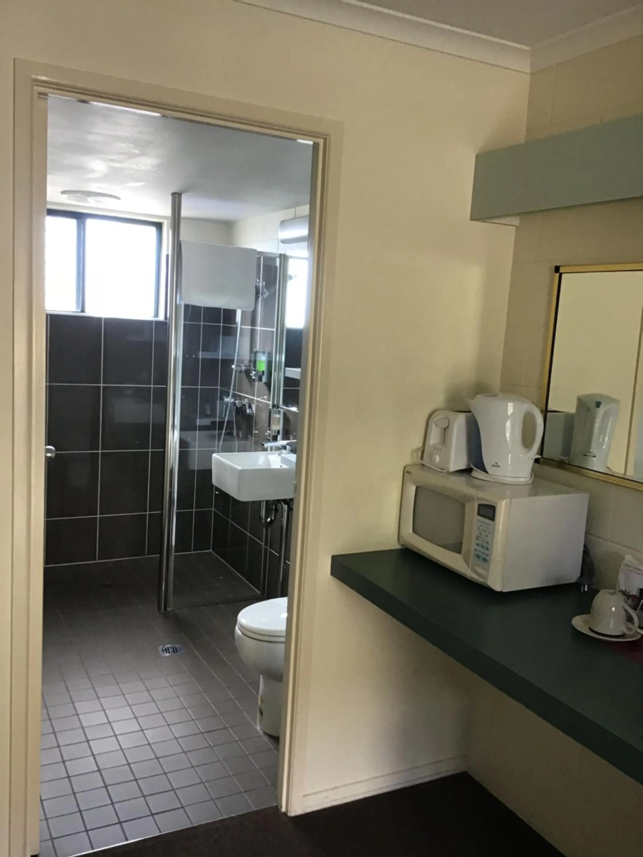 Bathroom in Harbour Lodge Motel