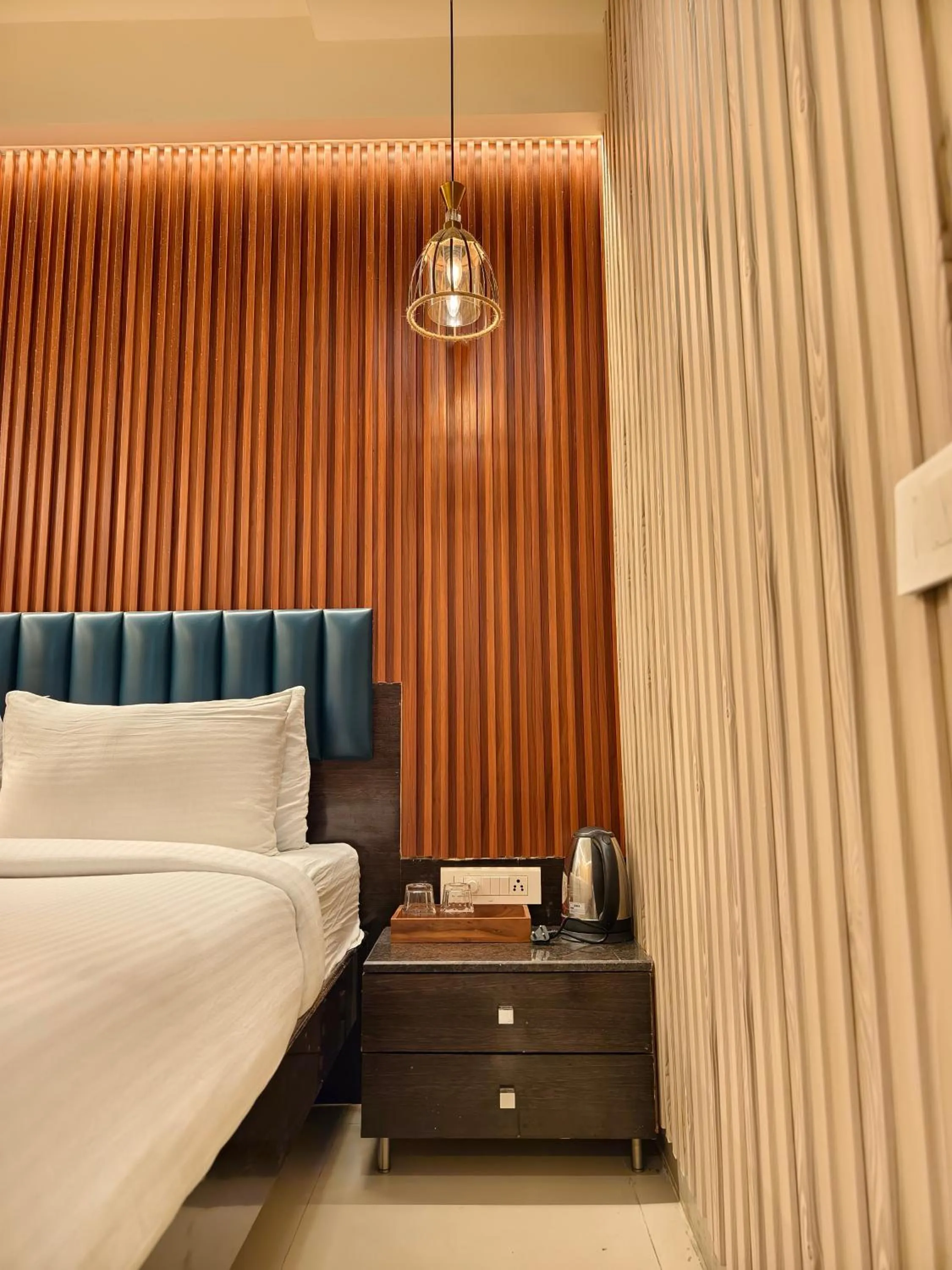 Bed in Hotel Vaishnavi