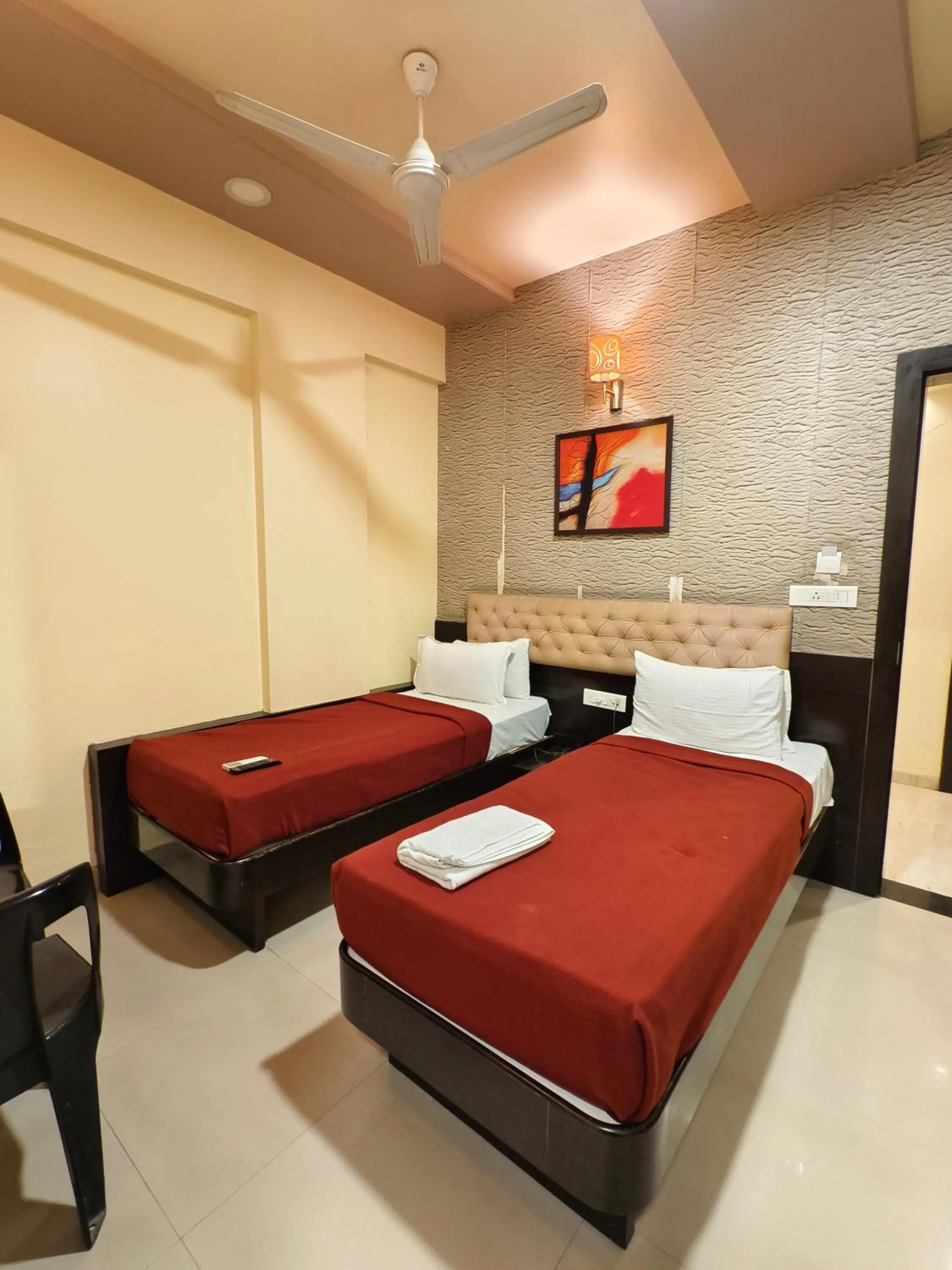 Bed in Hotel Vaishnavi