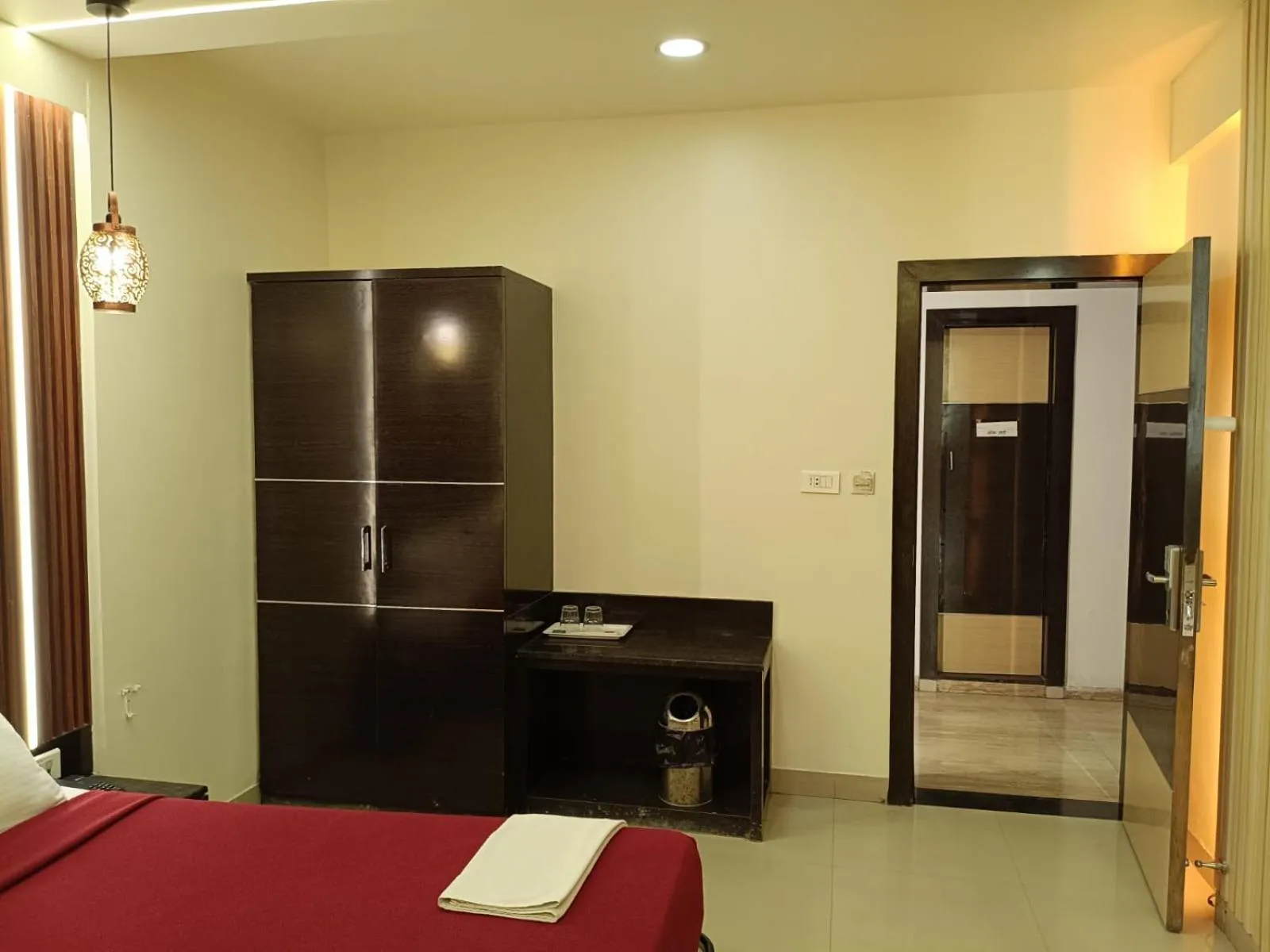 Bed in Hotel Vaishnavi