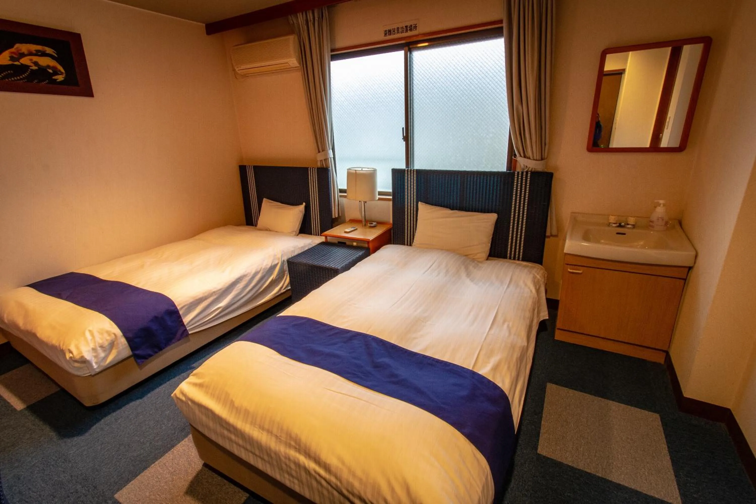 Bed in SPA Inn Shirahama