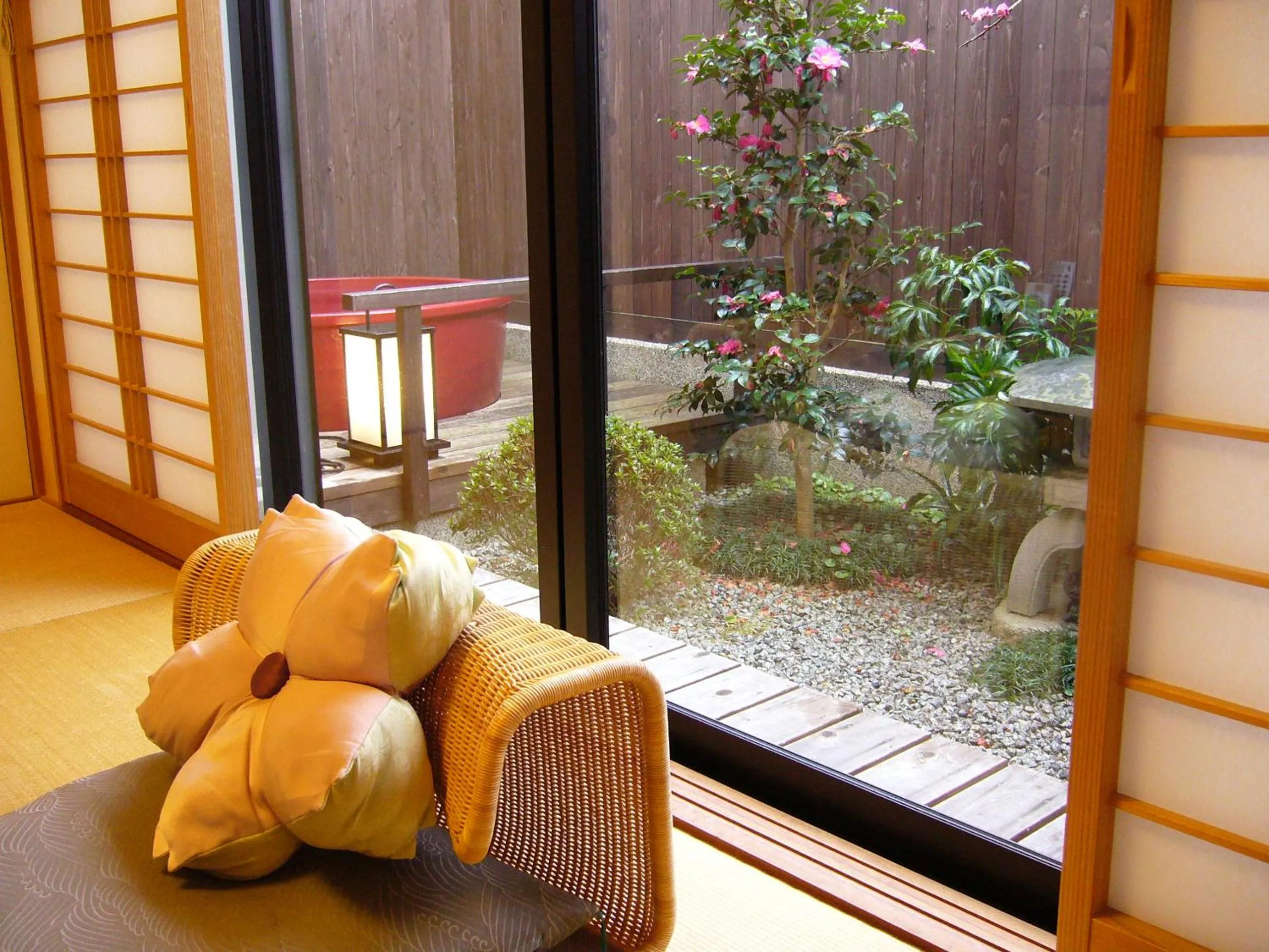 Inner courtyard view in Kotonoyado Musashino