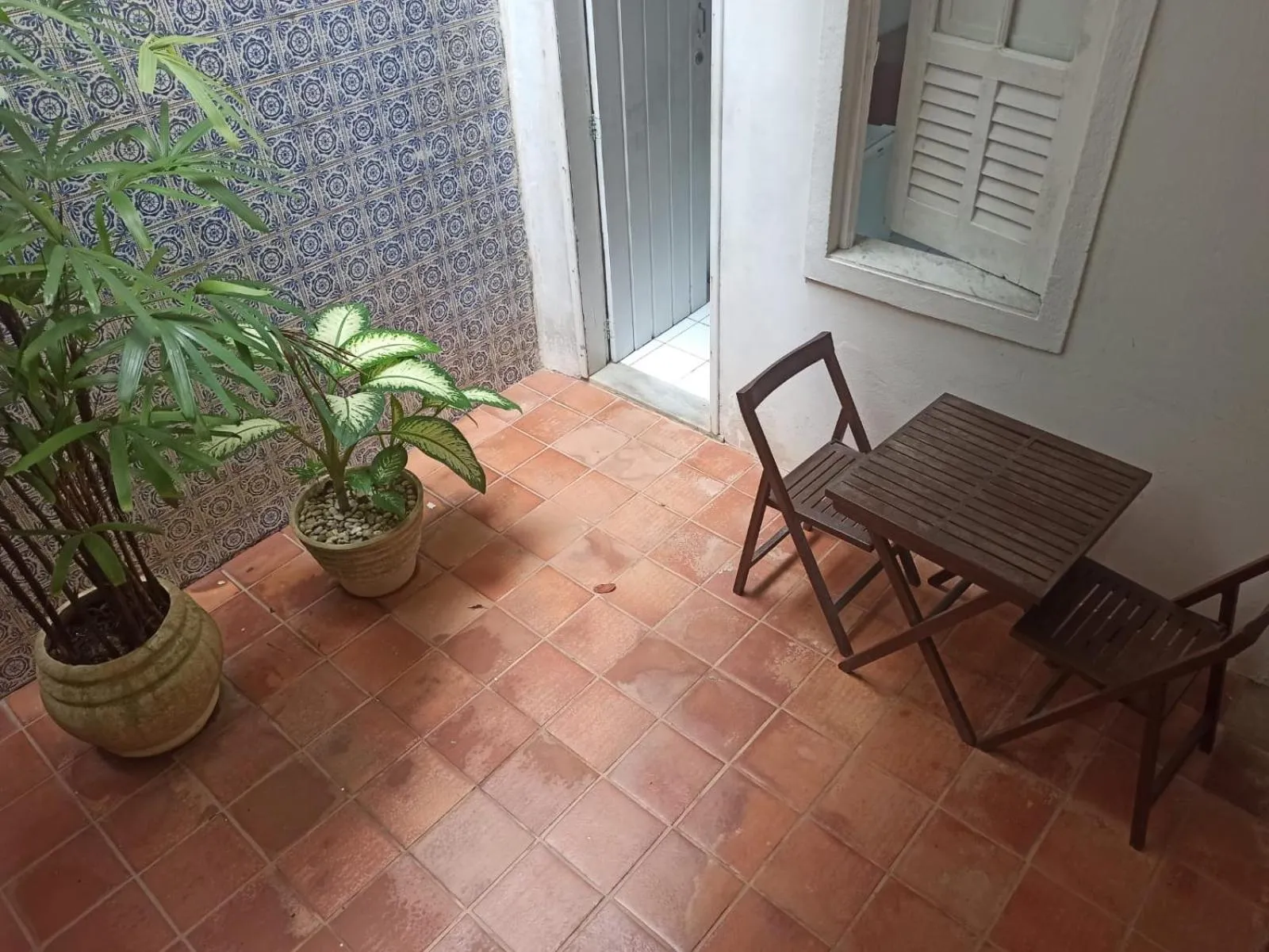 Patio in Pousada Estrela do Mar