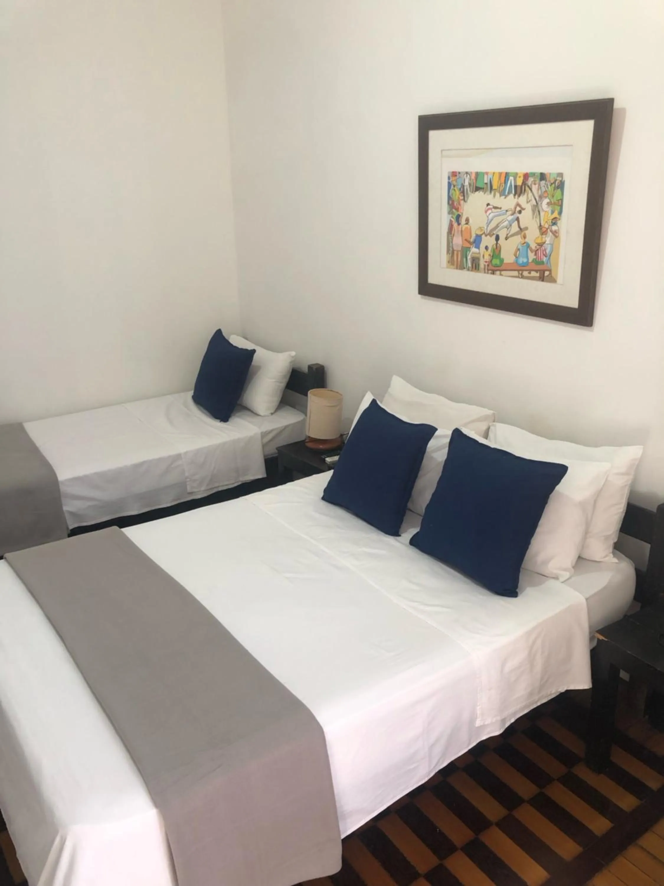 Bedroom, Bed in Pousada Estrela do Mar