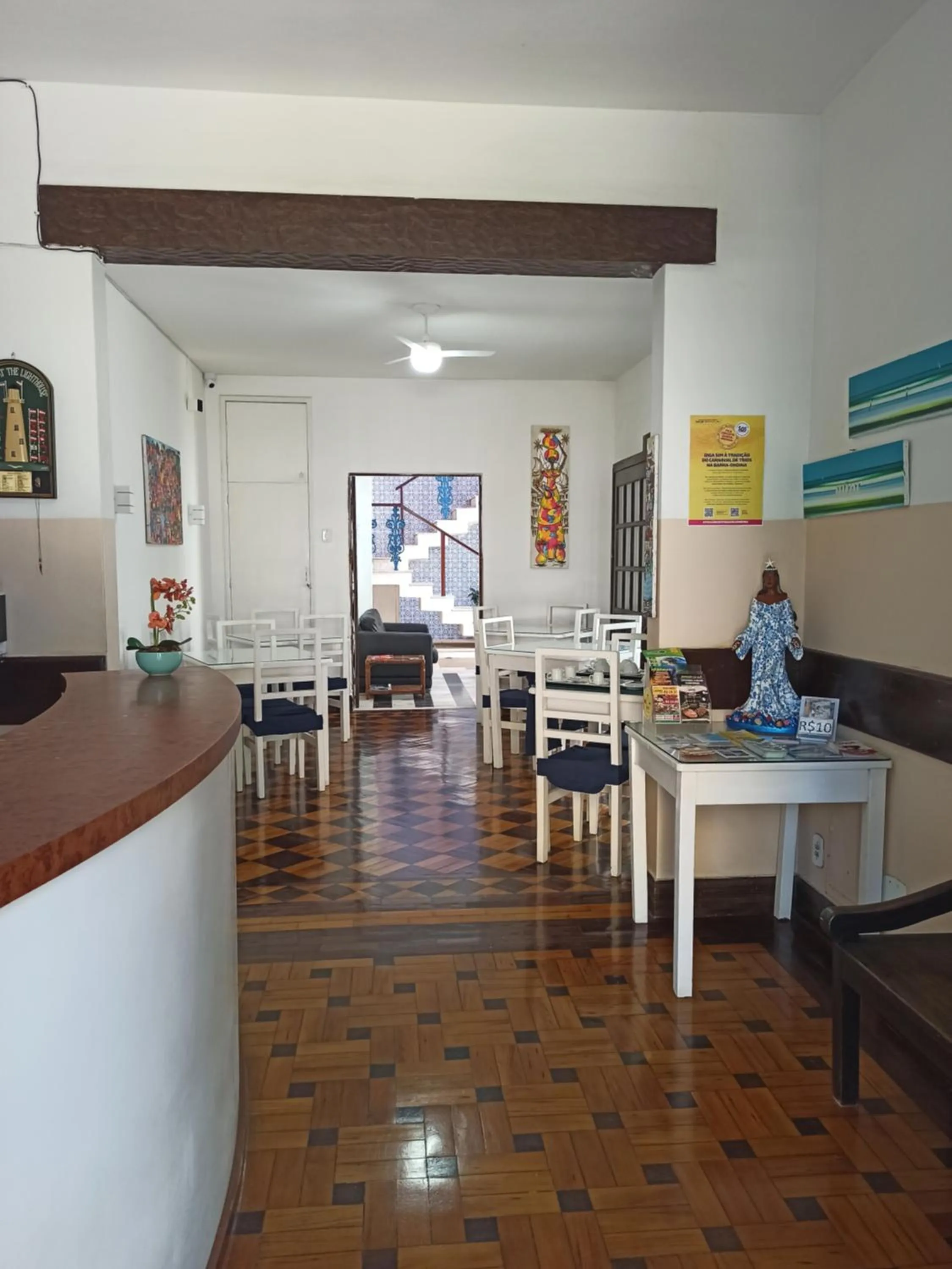 Living room in Pousada Estrela do Mar