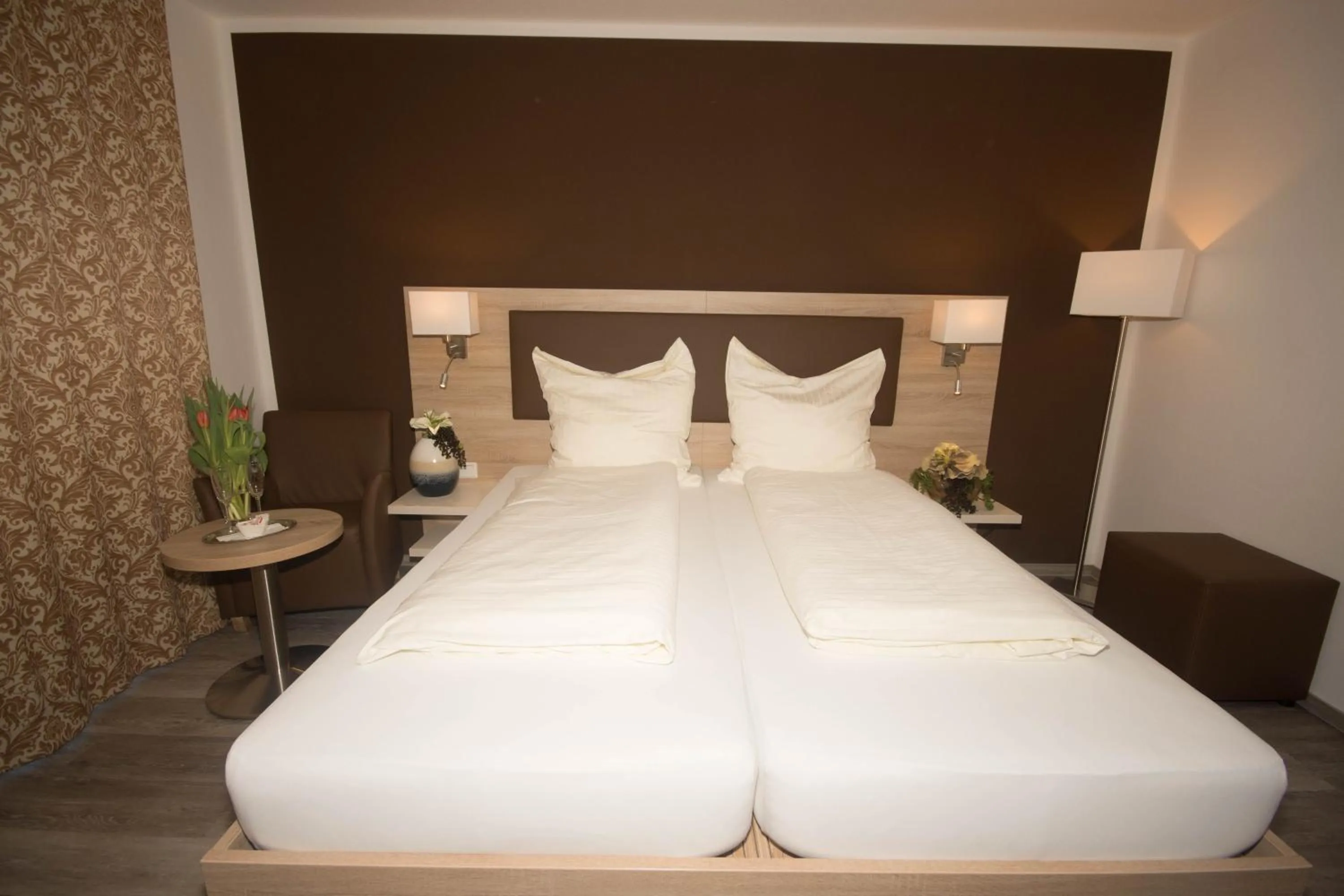 Bed in Hotel Sonne am Meer