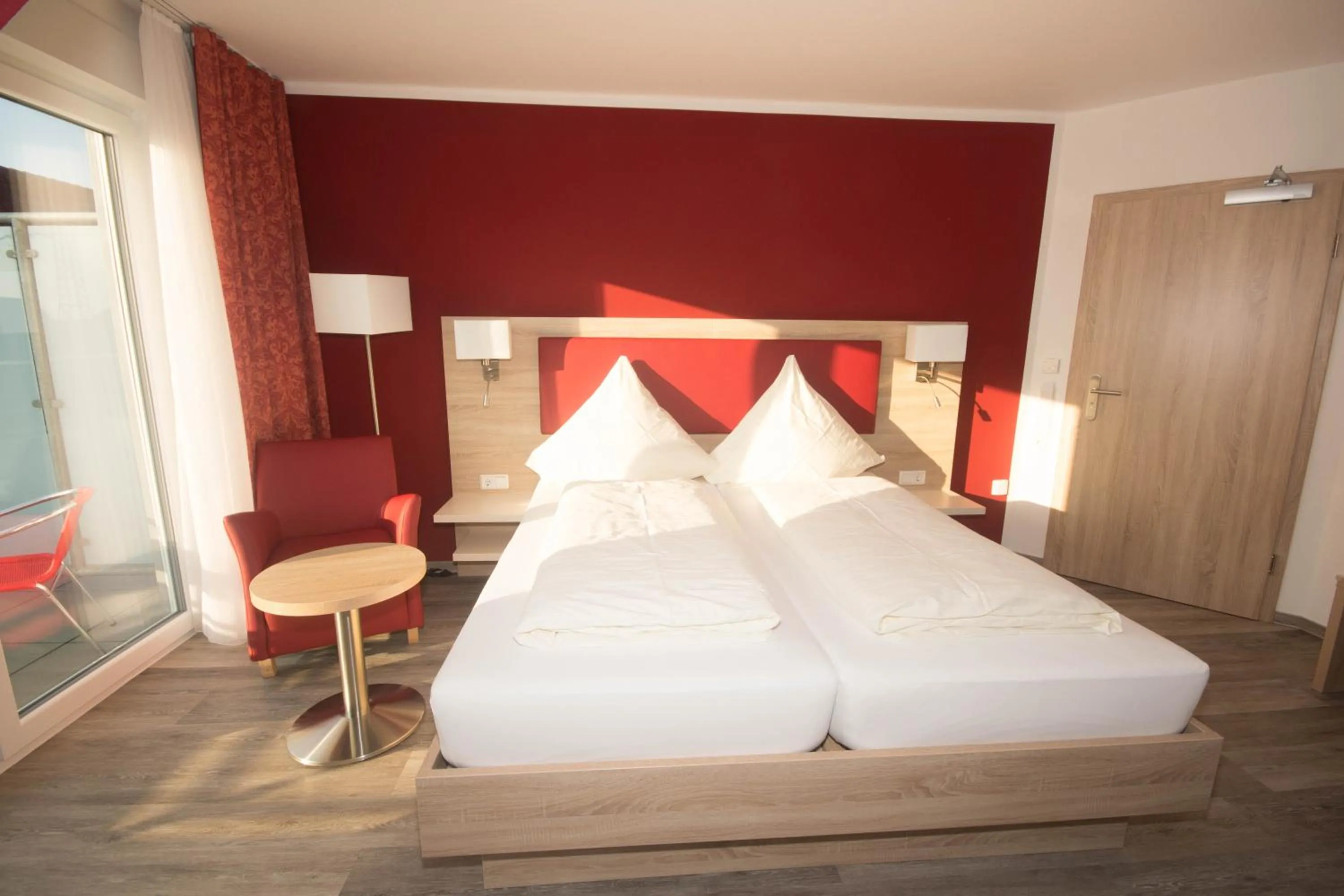 Bed in Hotel Sonne am Meer