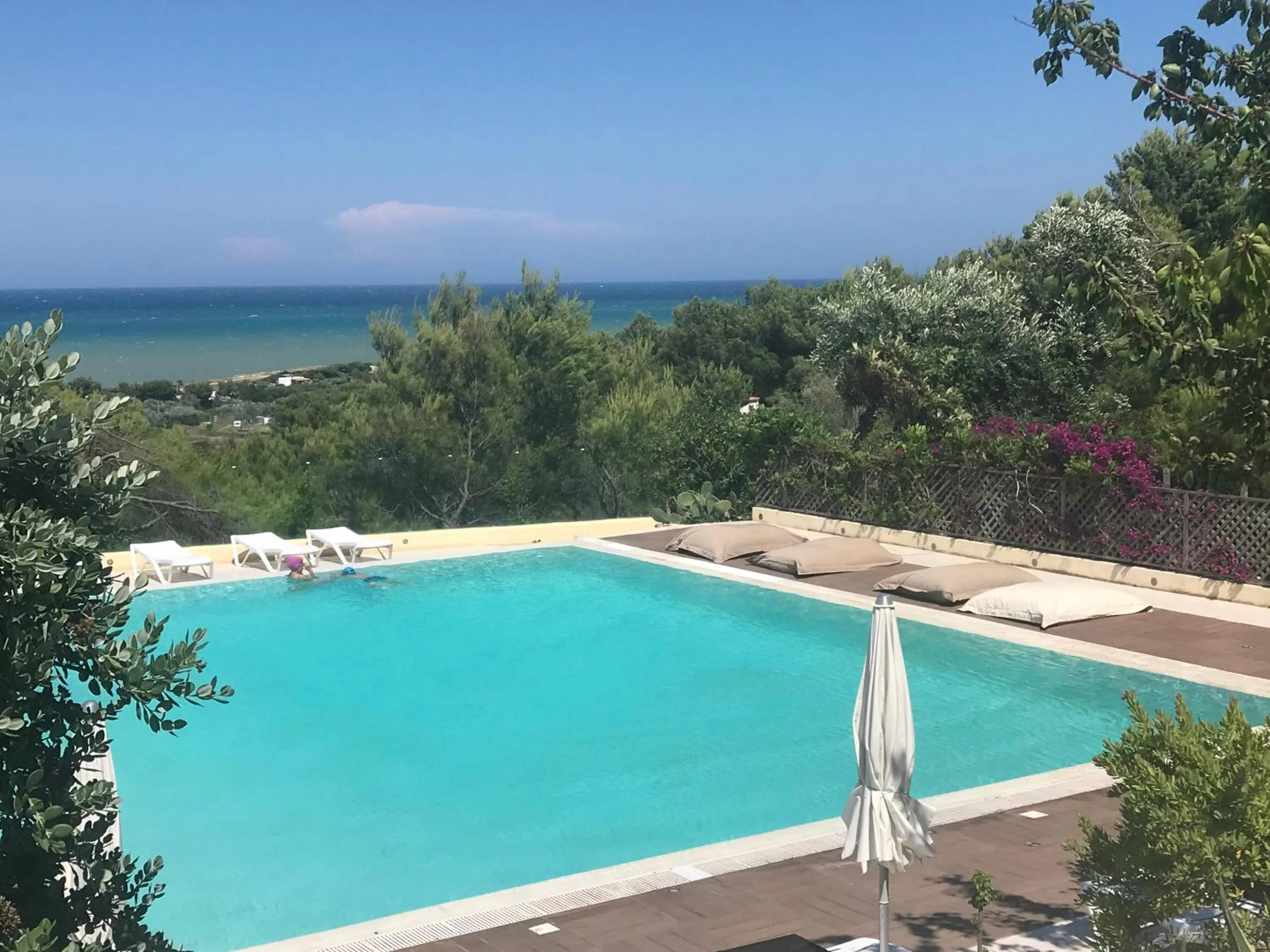 Pool view in Residence Gli Stingi