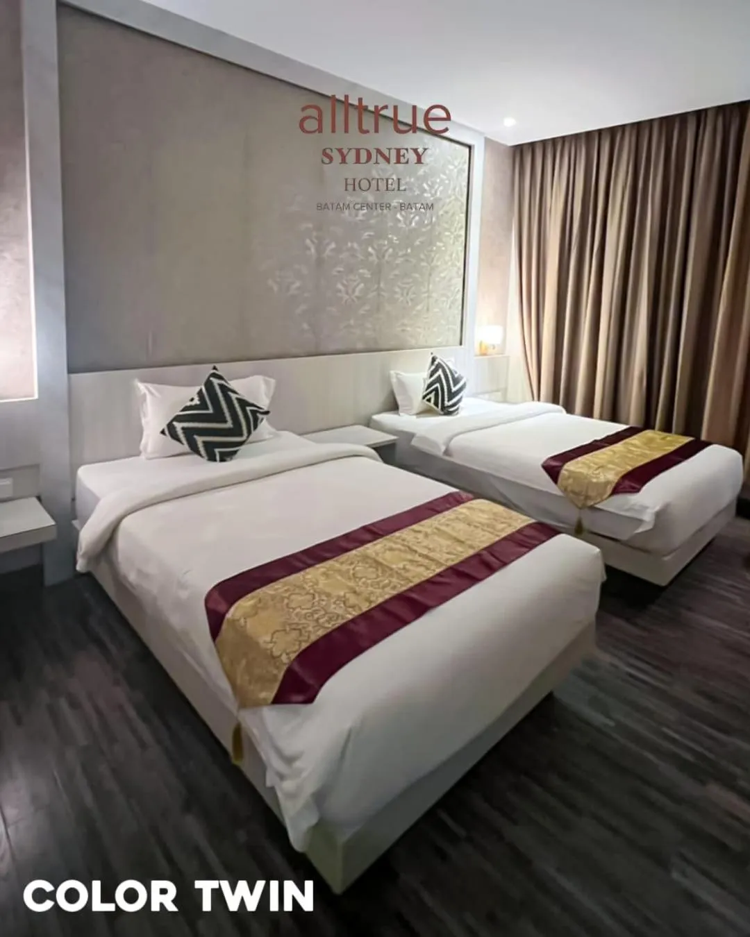 Bed in Alltrue Sydney Hotel Batam Center